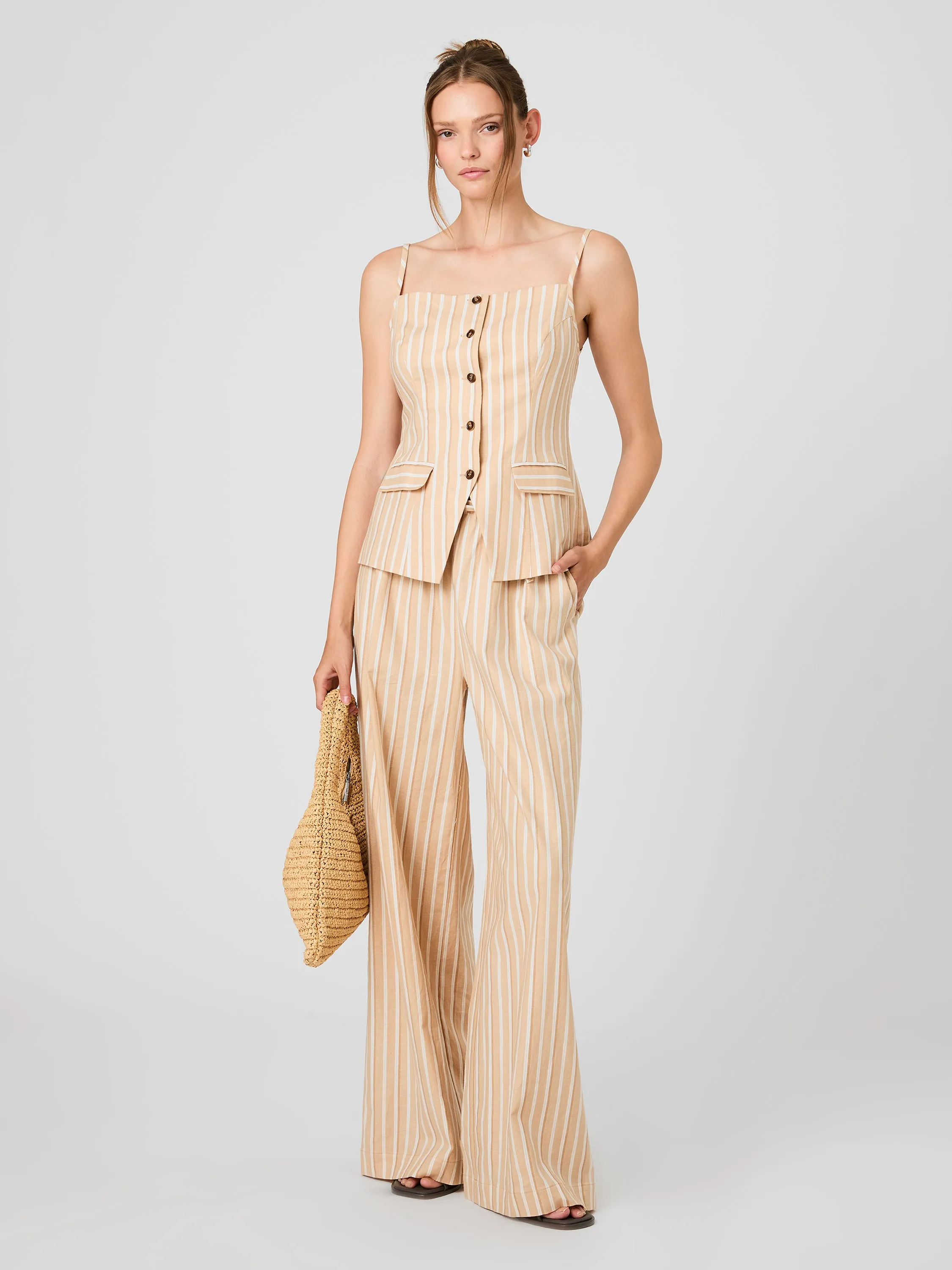 ASPEN LINEN TAILORED TOP sold by French Connection product image thumbnail 2