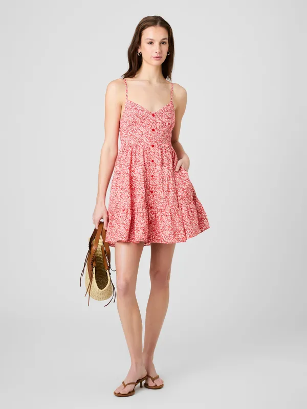 BLAIRE COTTON AGNES FLEUR MINI DRESS made by French Connection