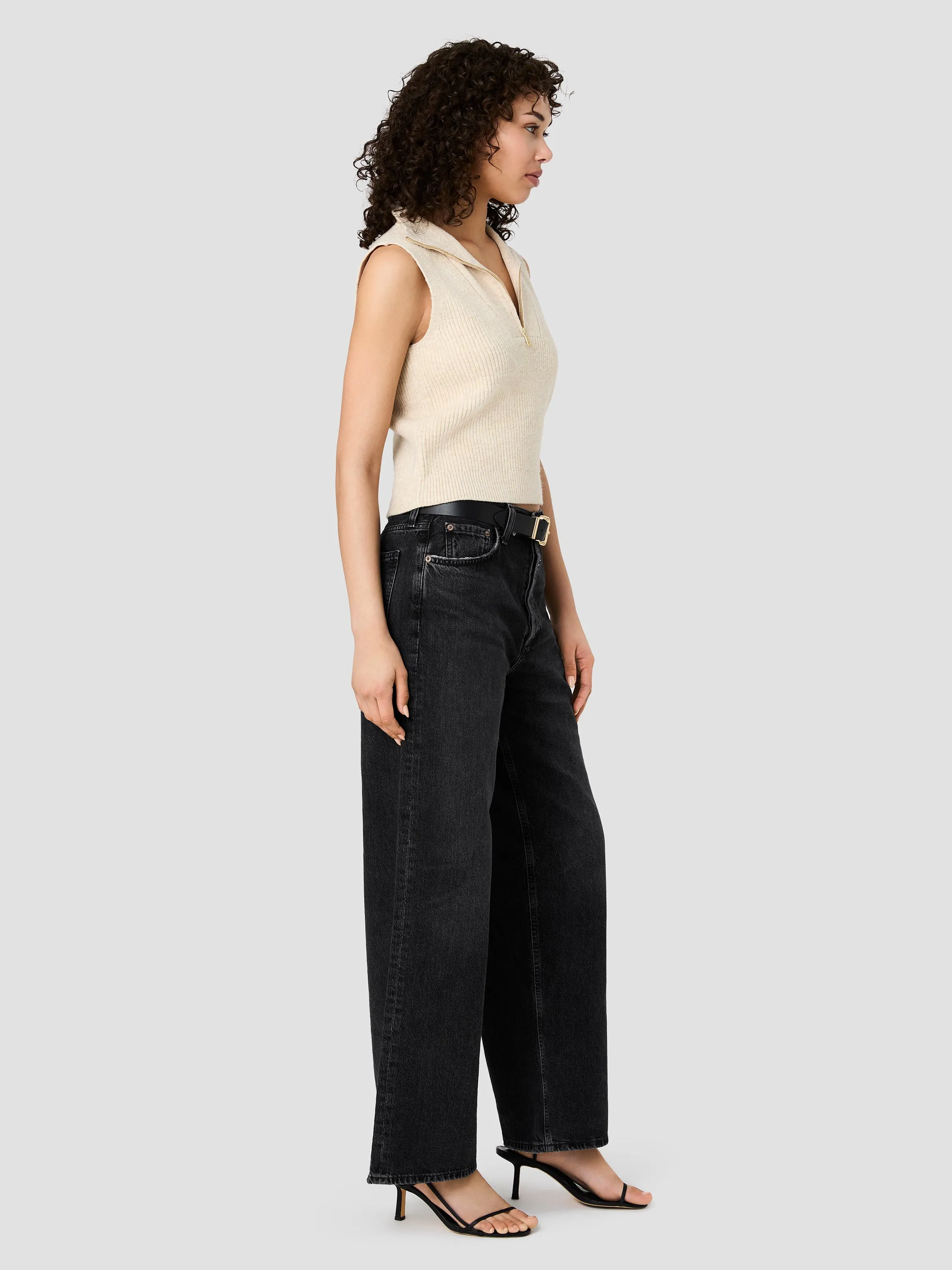 MARLEY KNIT HALF ZIP SWEATER VEST sold by French Connection product image thumbnail 5