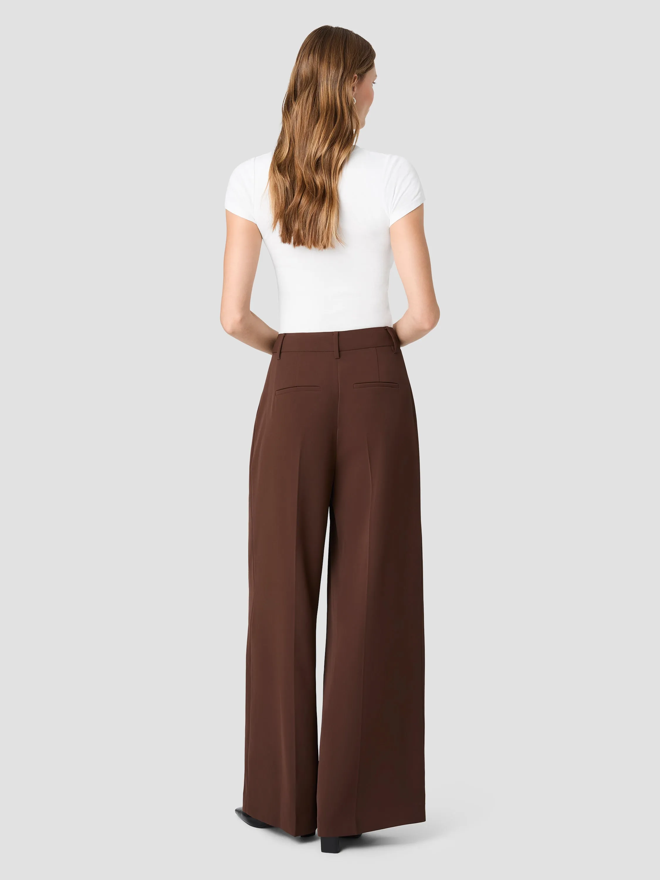 HARRY SUITING HIGH WAISTED WIDE LEG TROUSERS sold by French Connection product image thumbnail 4