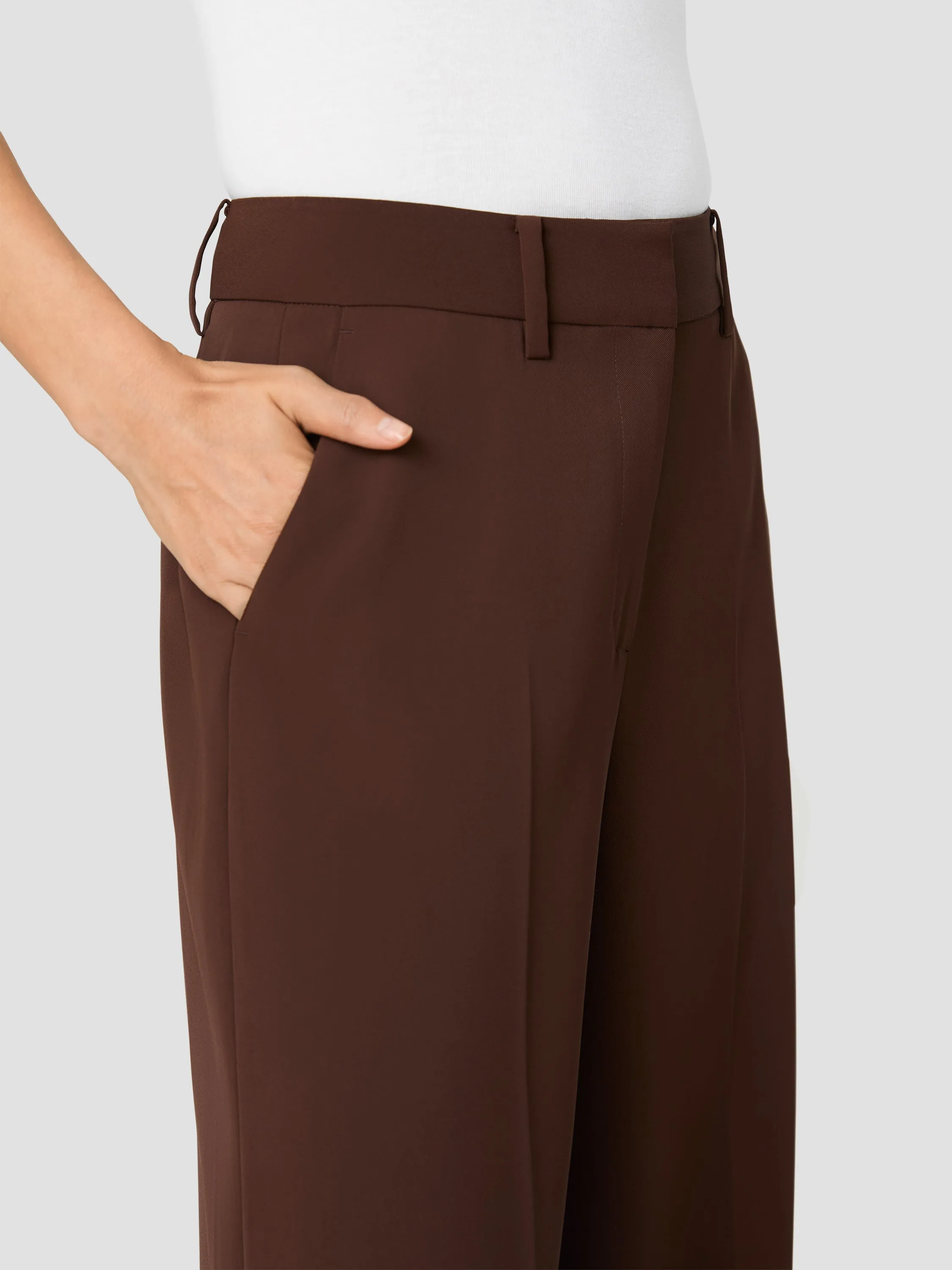 HARRY SUITING HIGH WAISTED WIDE LEG TROUSERS sold by French Connection product image thumbnail 3