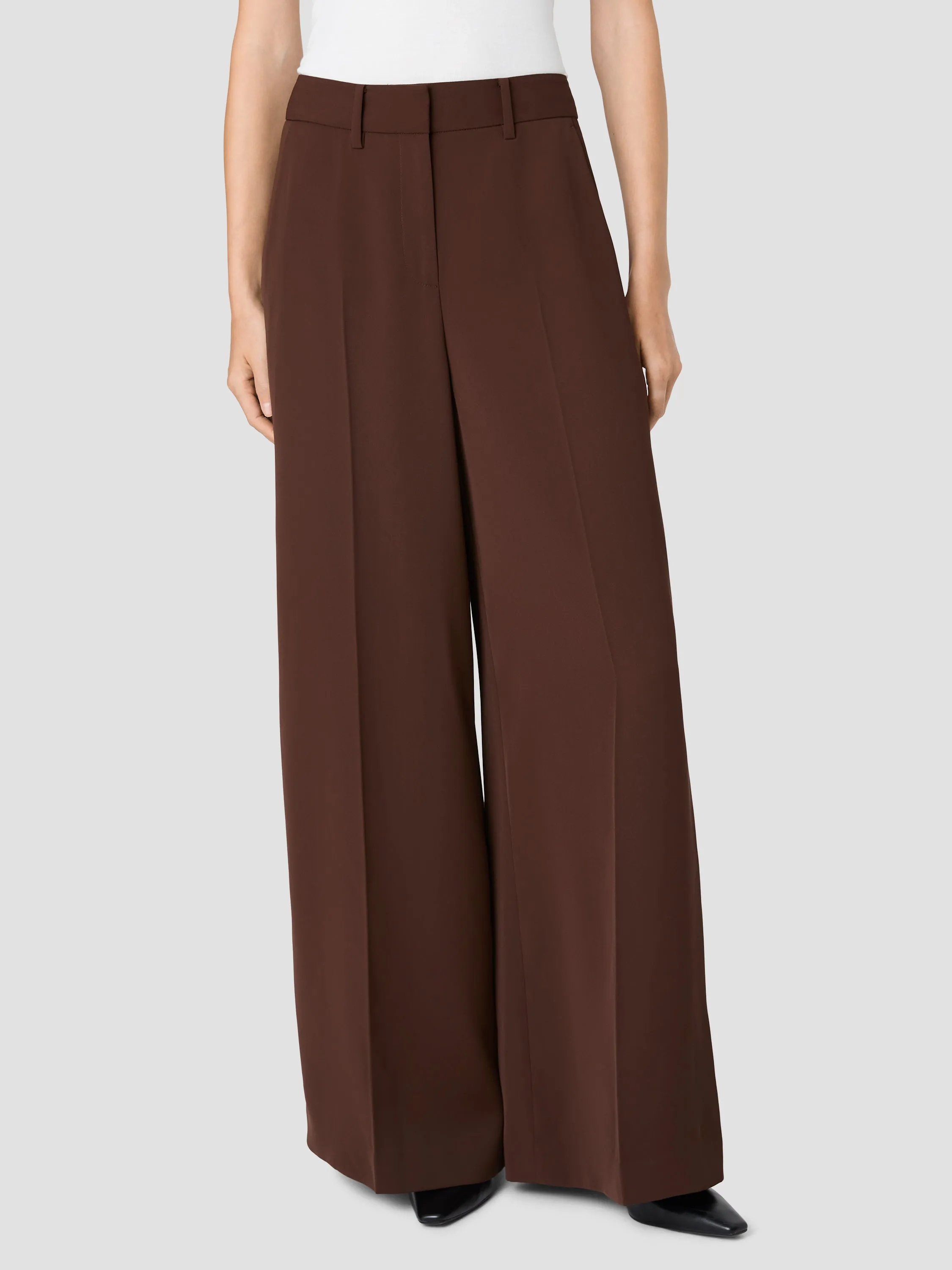 HARRY SUITING HIGH WAISTED WIDE LEG TROUSERS sold by French Connection product image thumbnail 2