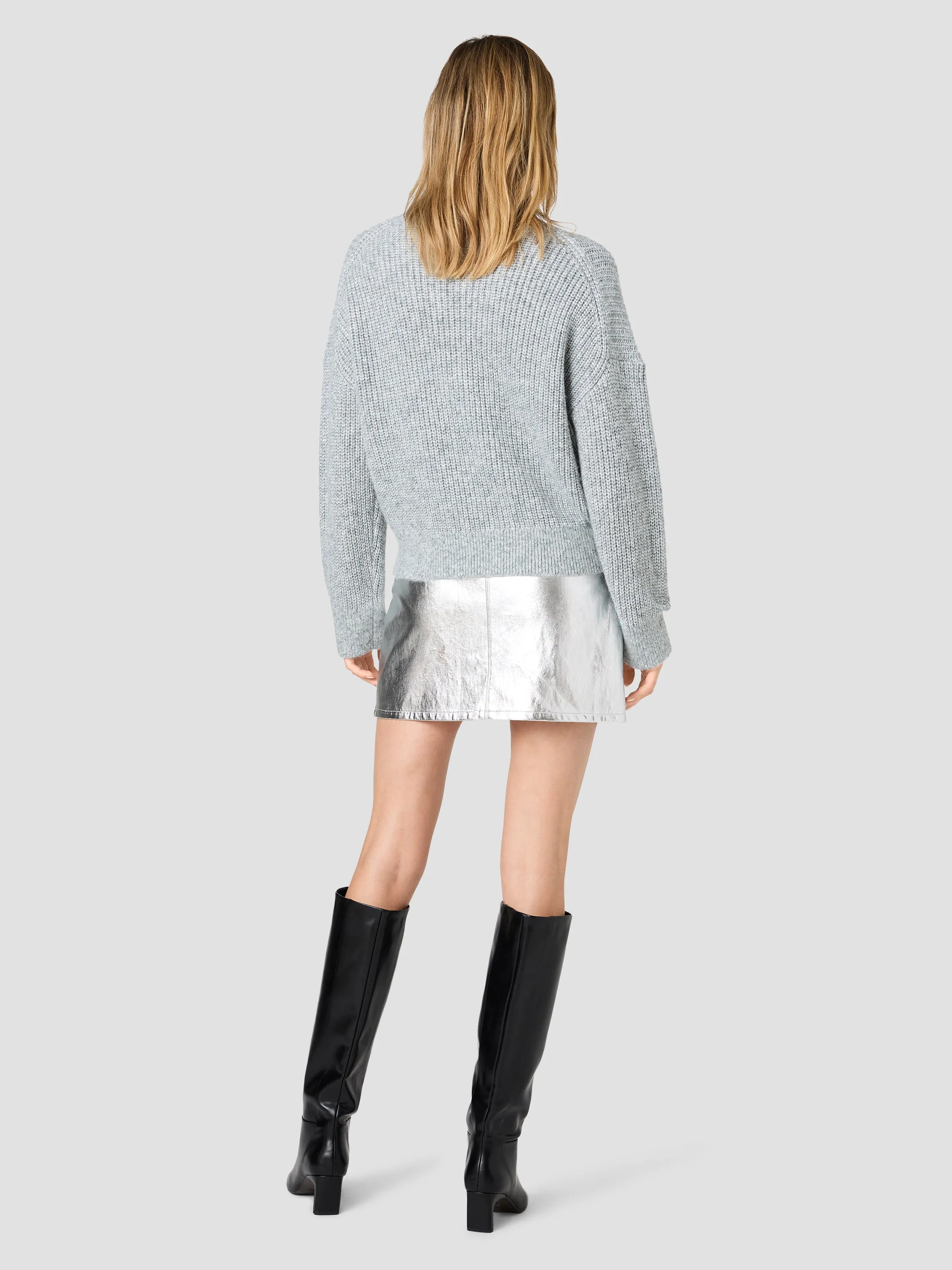 ELODIE TINSEL BLEND KNIT PULLOVER SWEATER sold by French Connection product image thumbnail 4