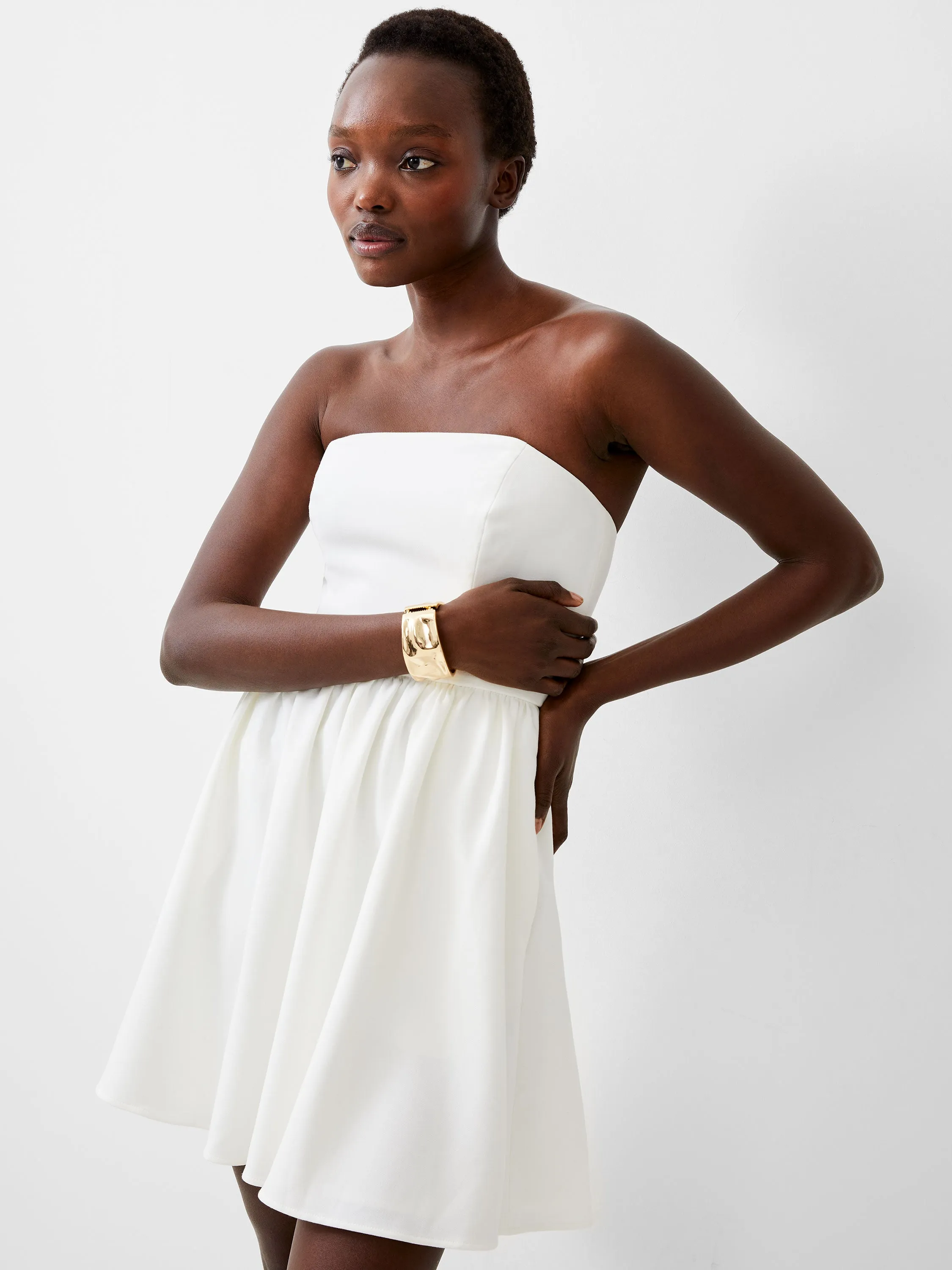 Whisper Strapless Peplum Dress sold by French Connection product image thumbnail 2