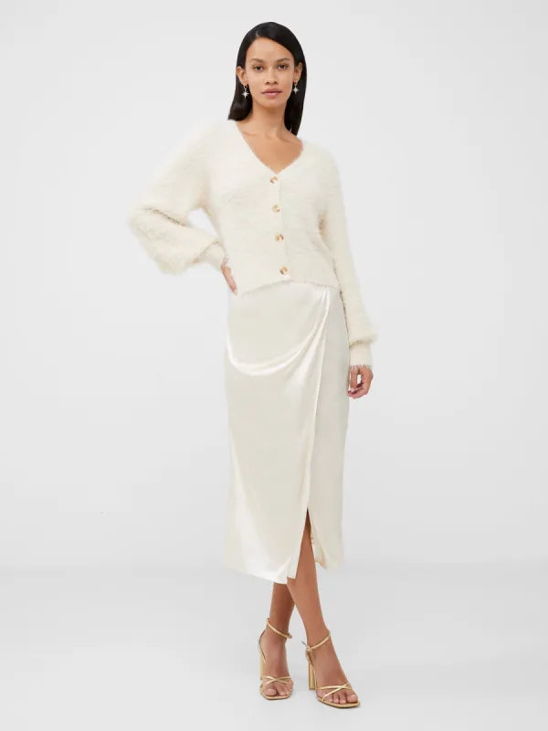 Inu Satin Midi Wrap Skirt sold by French Connection