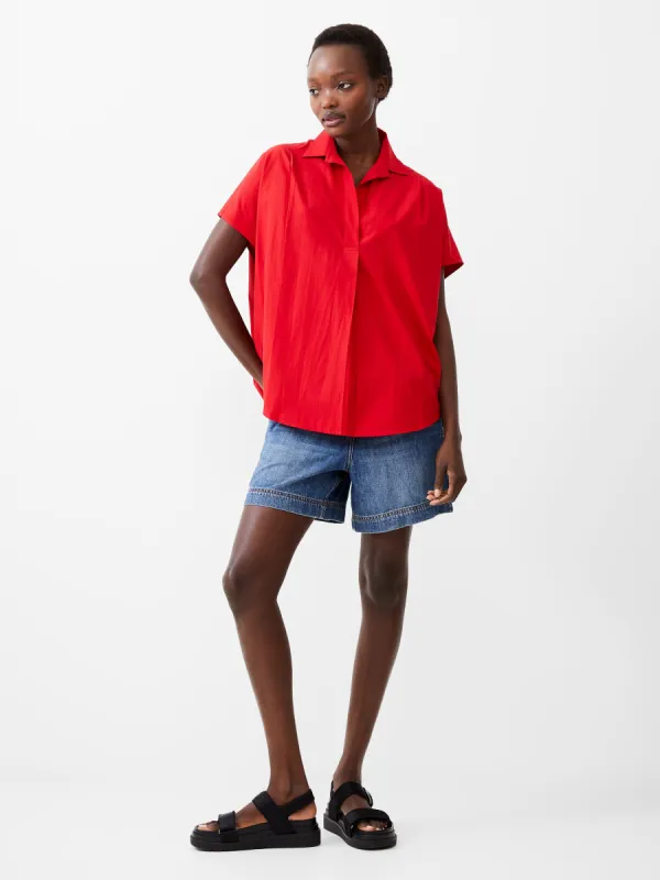 Poplin Shirting Popover sold by French Connection