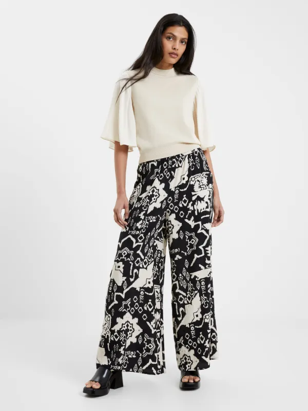 Deon Delphine Wide Leg Trousers sold by French Connection
