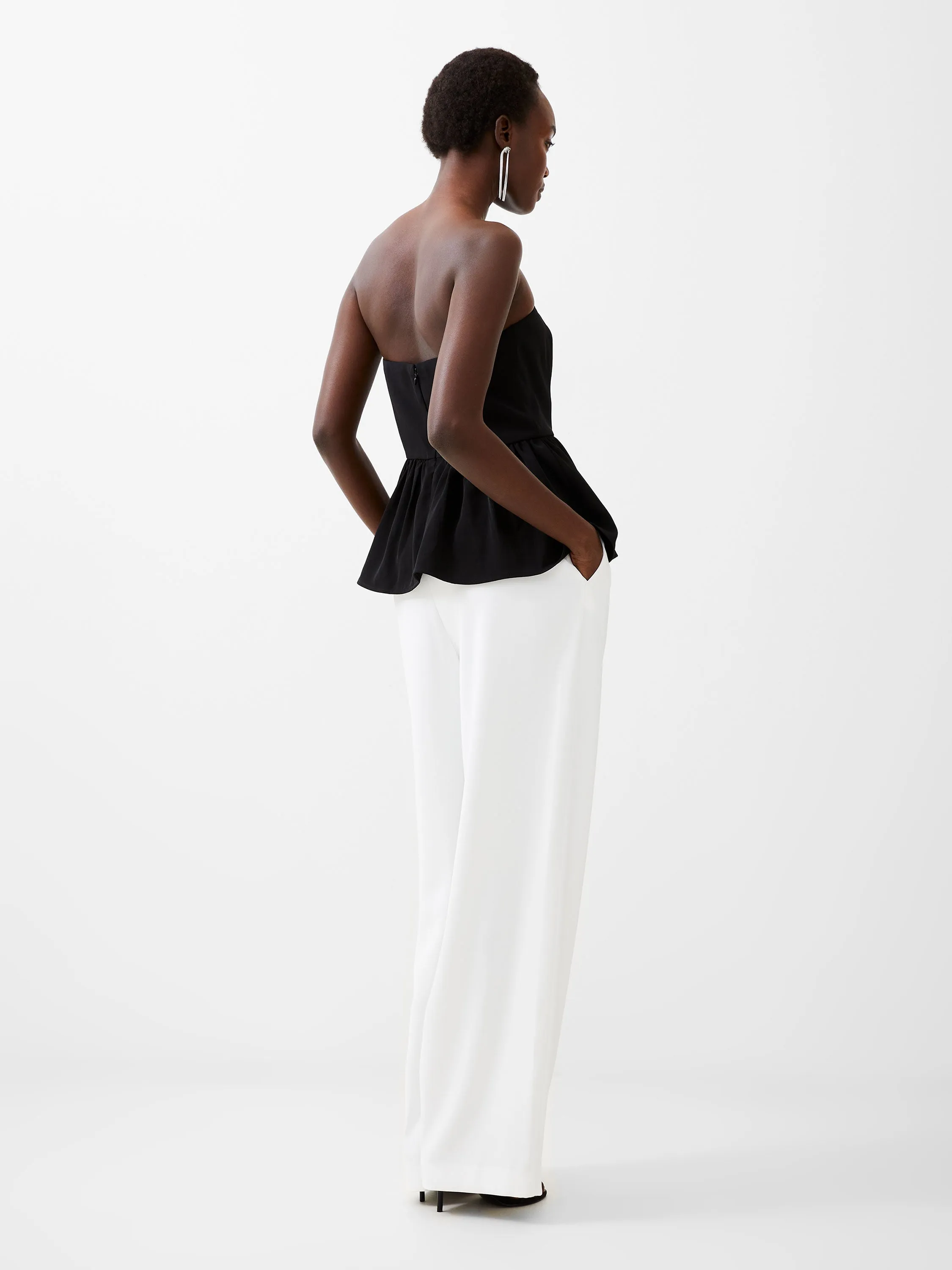 Harry Suiting Strapless Peplum Top sold by French Connection product image thumbnail 4