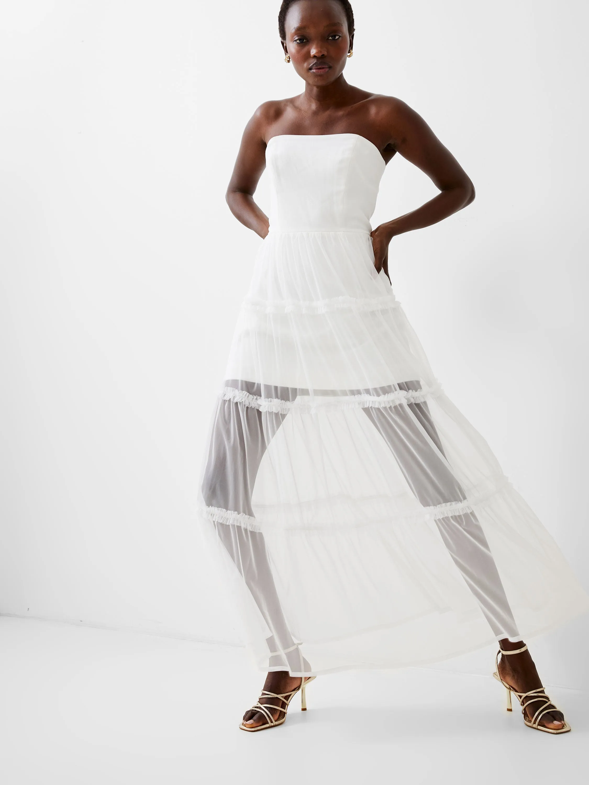 Whisper Tulle Dress sold by French Connection