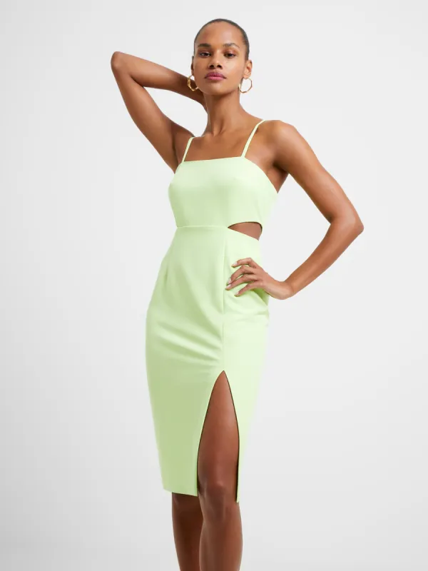 Echo Crepe Cut Out Slip Dress sold by French Connection