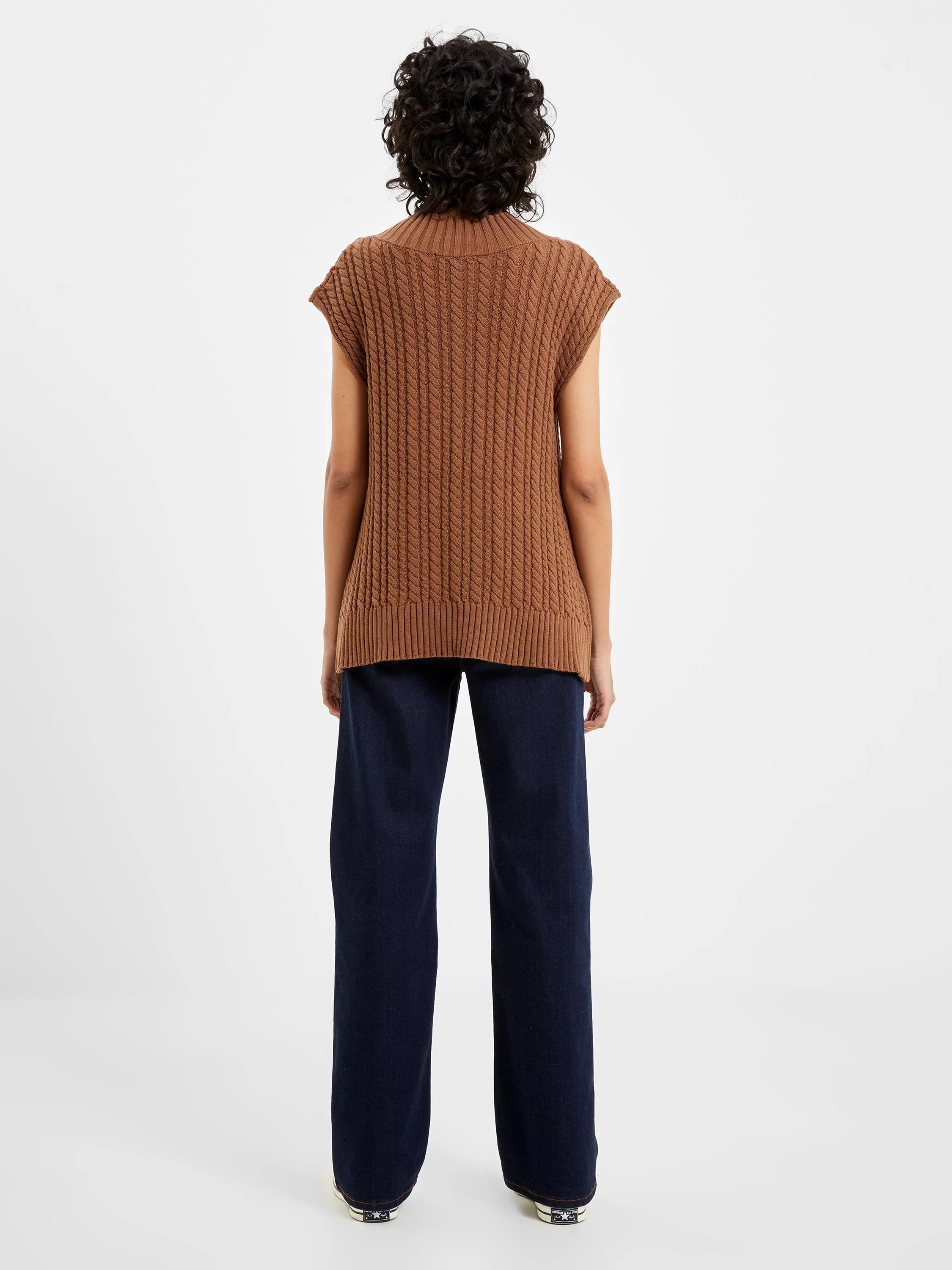 Mozart V Neck Cap Sleeve Sweater Vest sold by French Connection product image thumbnail 4