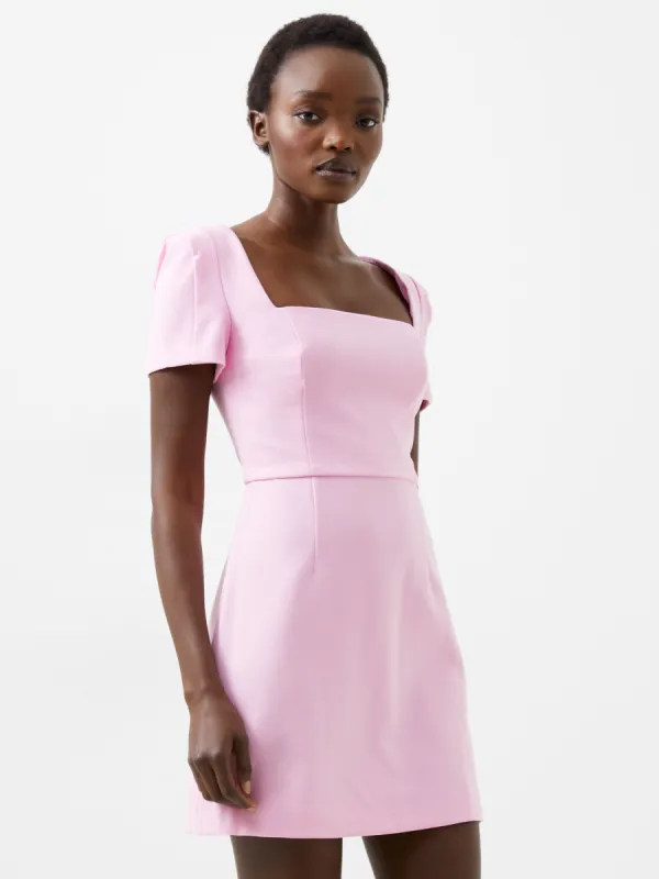 Whisper Square Neck Short Sleeve Dress sold by French Connection