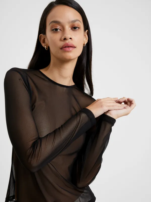 Toni Mesh Long Sleeve Top sold by French Connection