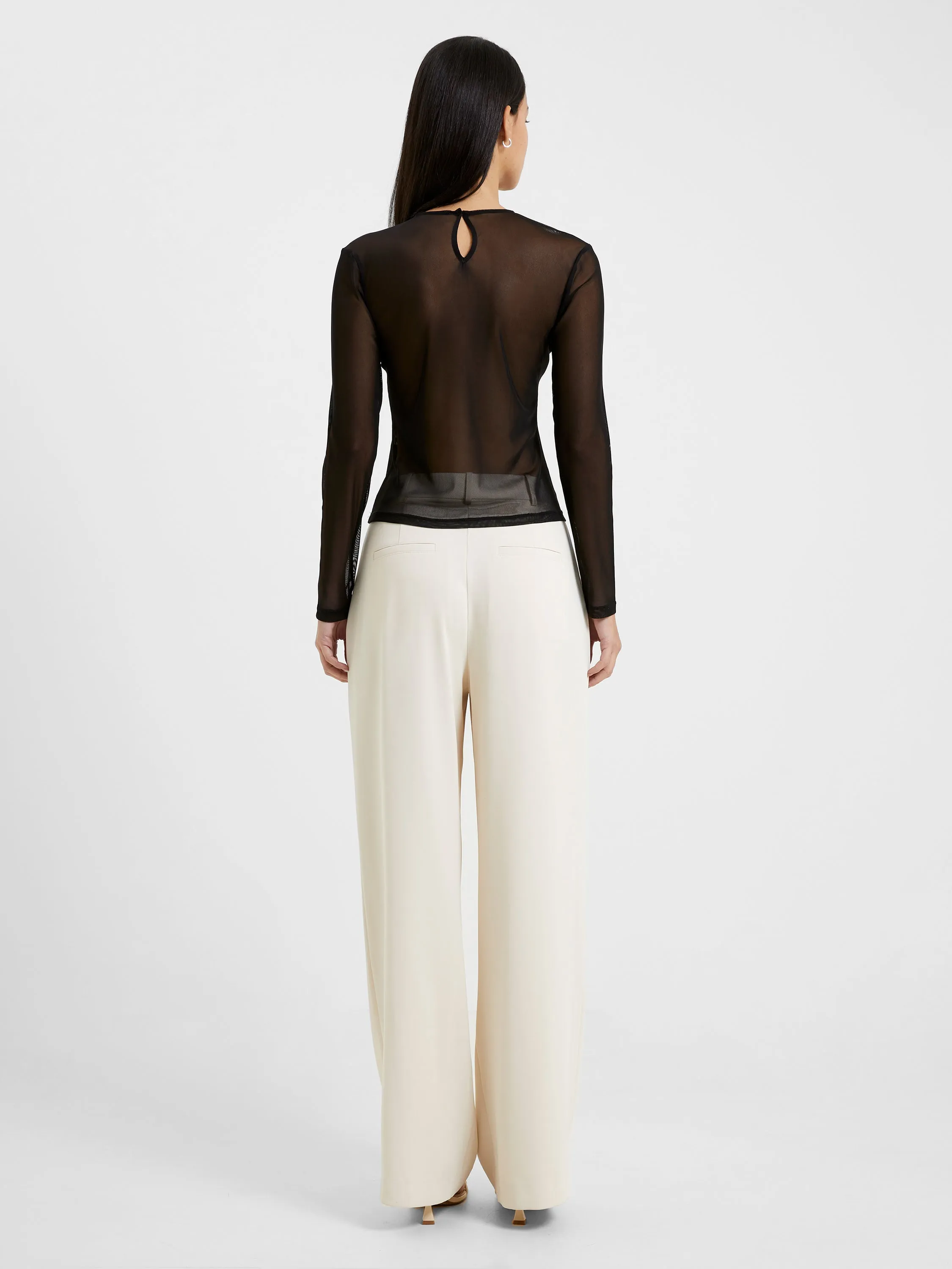 Toni Mesh Long Sleeve Top sold by French Connection product image thumbnail 5