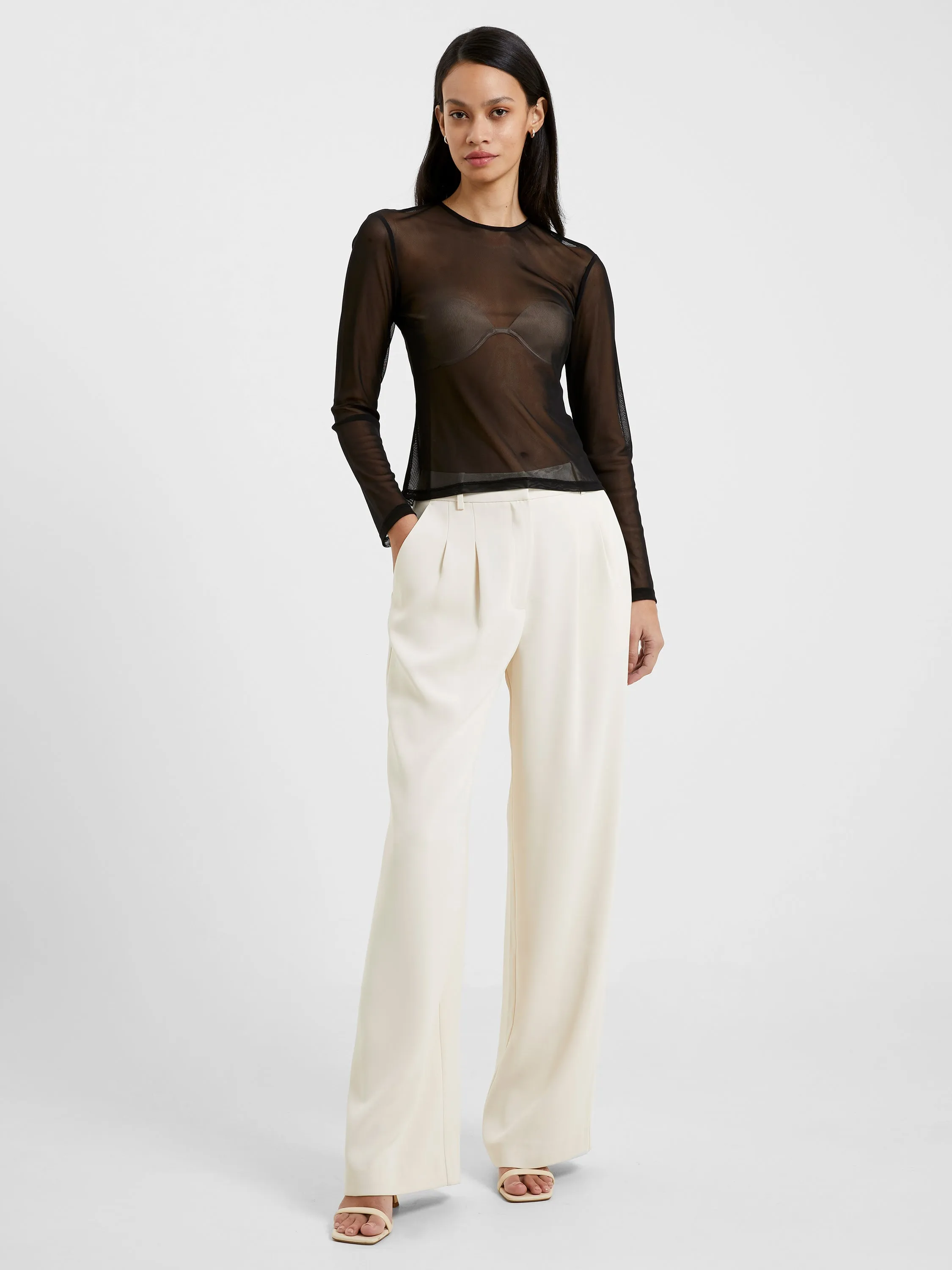 Toni Mesh Long Sleeve Top sold by French Connection product image thumbnail 3