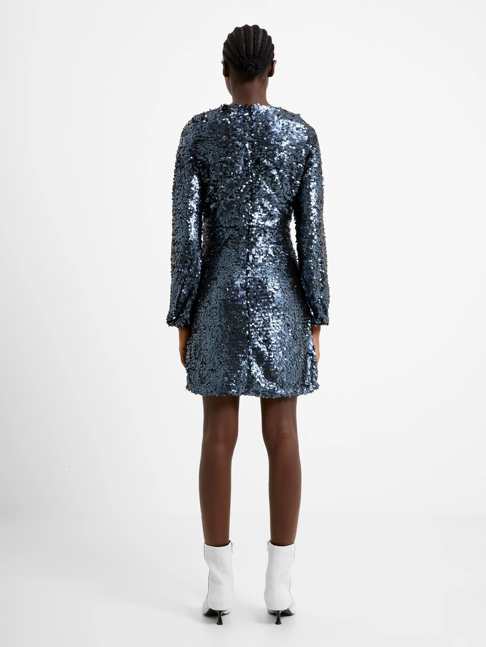 Bisma Sequin Wrap Dress sold by French Connection product image thumbnail 4