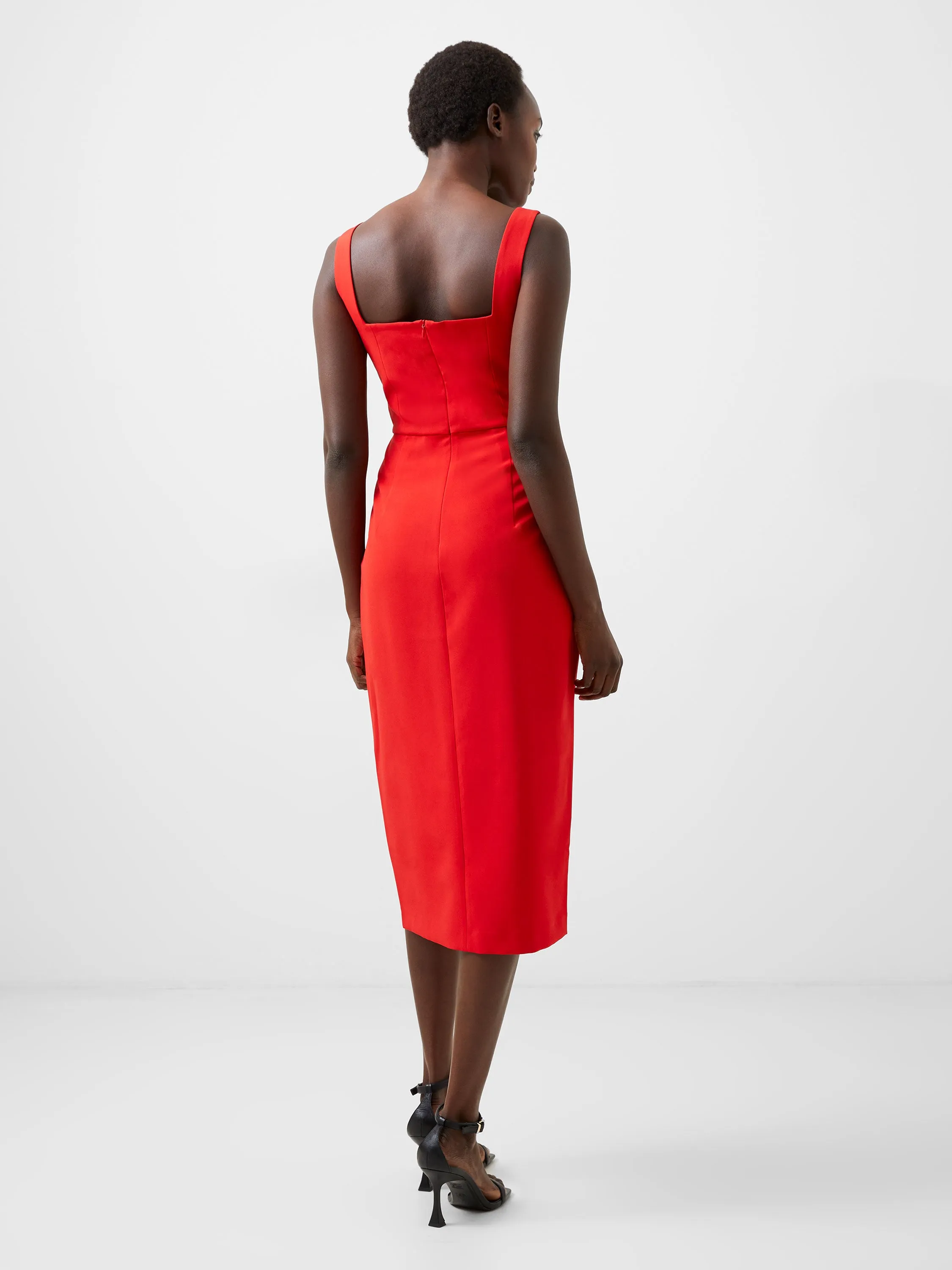 Echo Crepe Neck Detail Dress sold by French Connection product image thumbnail 4