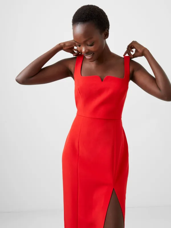 Echo Crepe Neck Detail Dress sold by French Connection