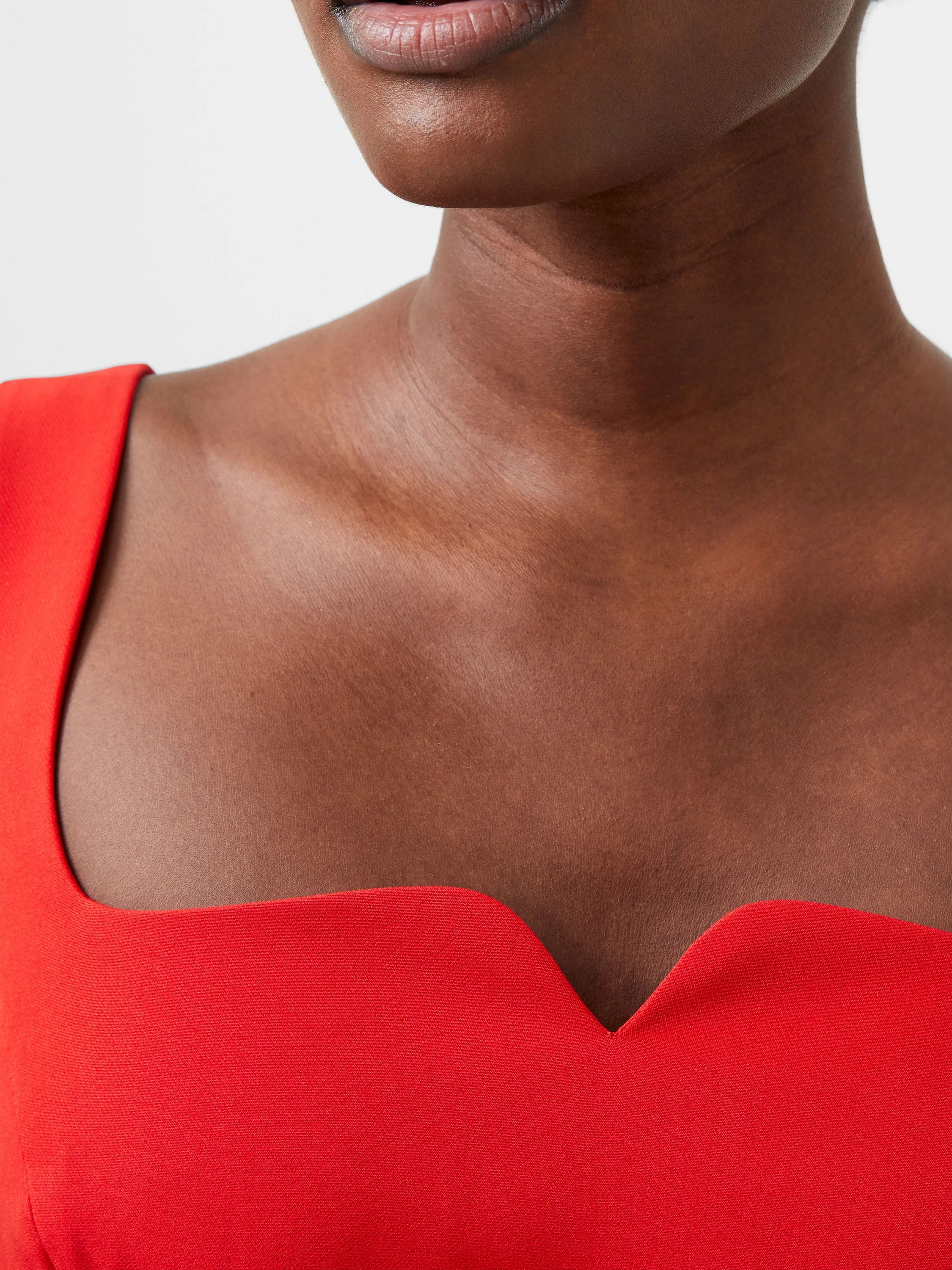 Echo Crepe Neck Detail Dress sold by French Connection product image thumbnail 3