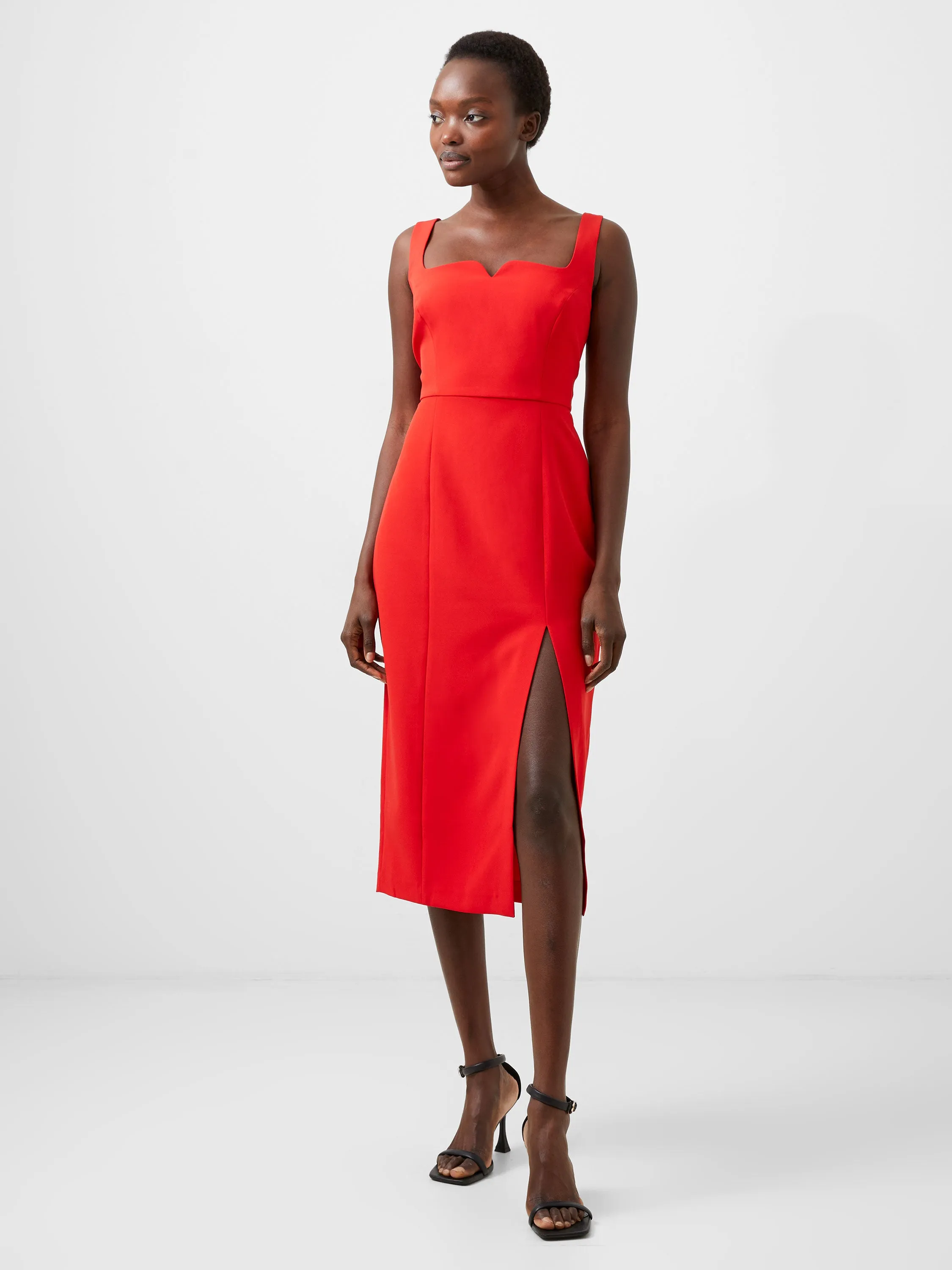 Echo Crepe Neck Detail Dress sold by French Connection product image thumbnail 2