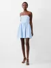 Whisper Strapless Peplum Dress sold by French Connection