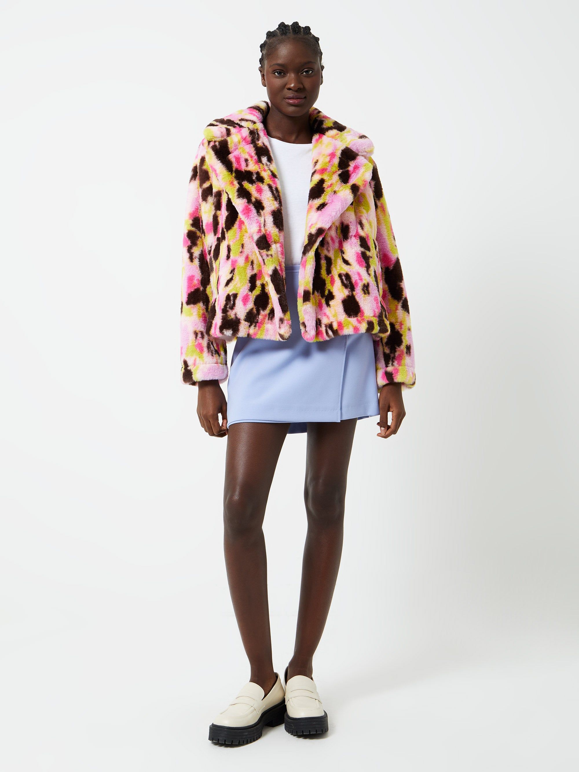 Innes Faux Fur Coat sold by French Connection product image thumbnail 3