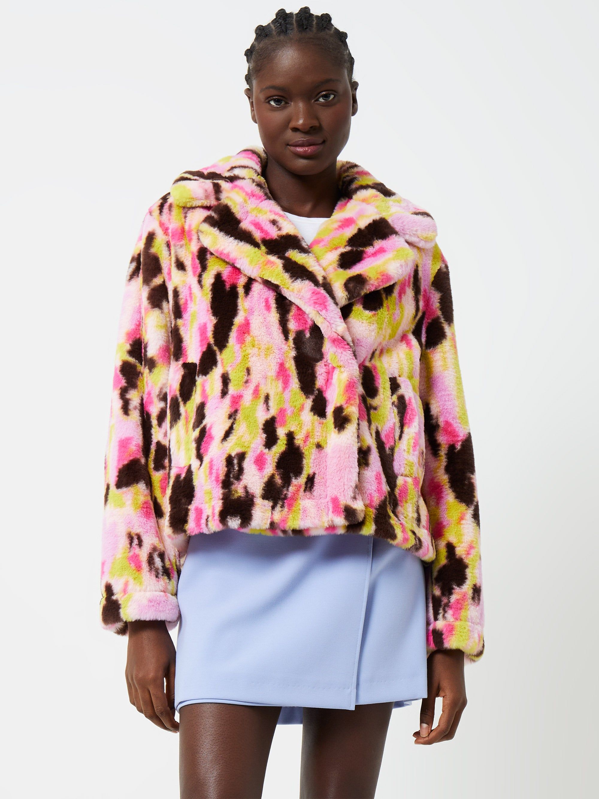 Innes Faux Fur Coat sold by French Connection product image thumbnail 4