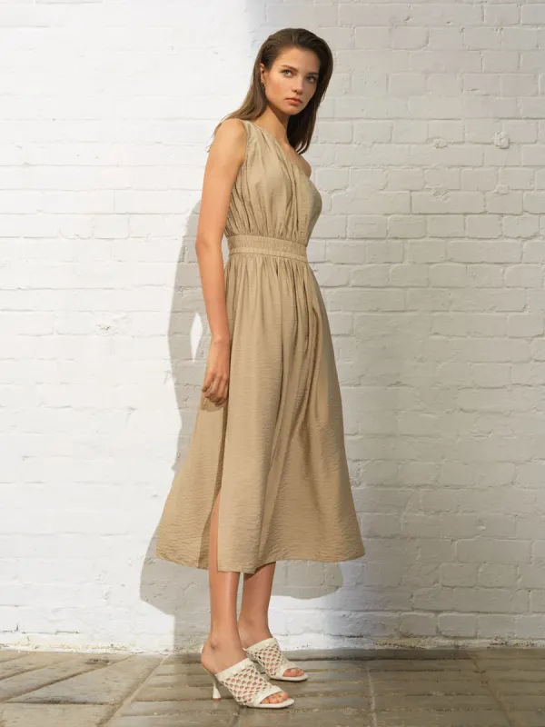 Faron Midi One Shoulder Midi Dress sold by French Connection
