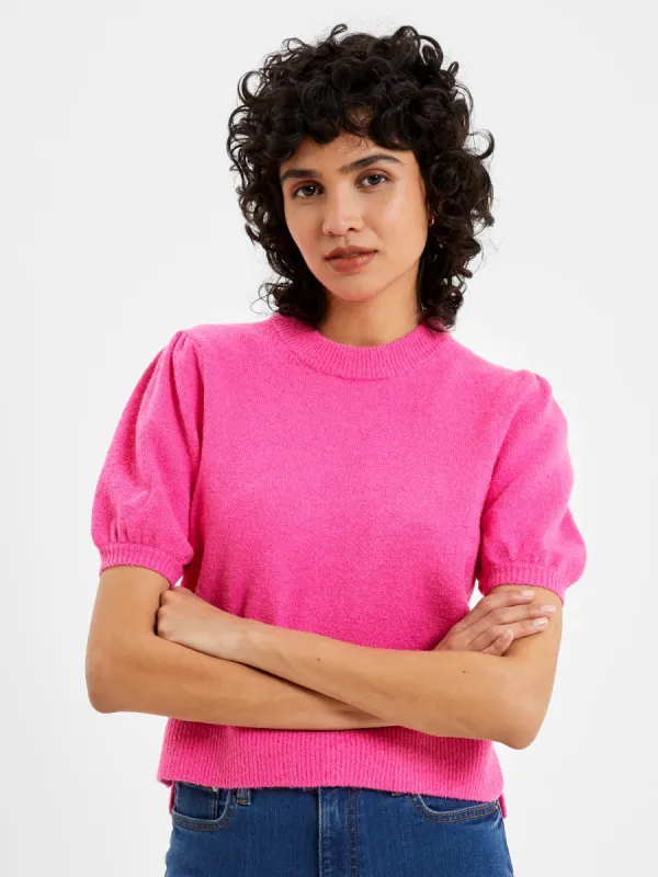 Vhari Ribbed Short Sleeve Sweater sold by French Connection