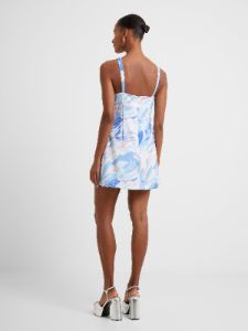 Dalla Printed Cross Over Neck Dress sold by French Connection