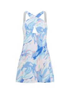 Dalla Printed Cross Over Neck Dress sold by French Connection