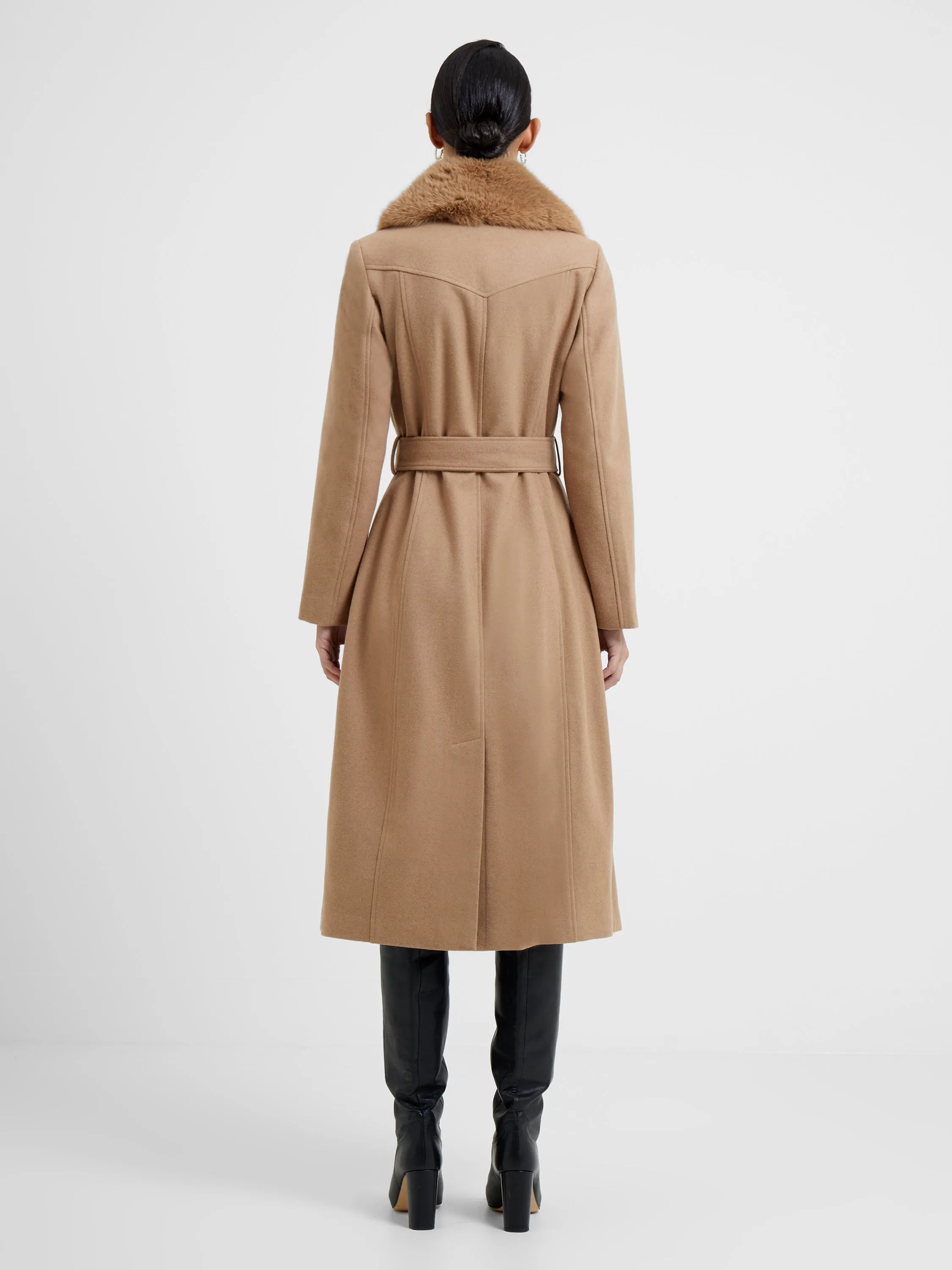 Favan Felt Faux Fur Coat sold by French Connection product image thumbnail 5