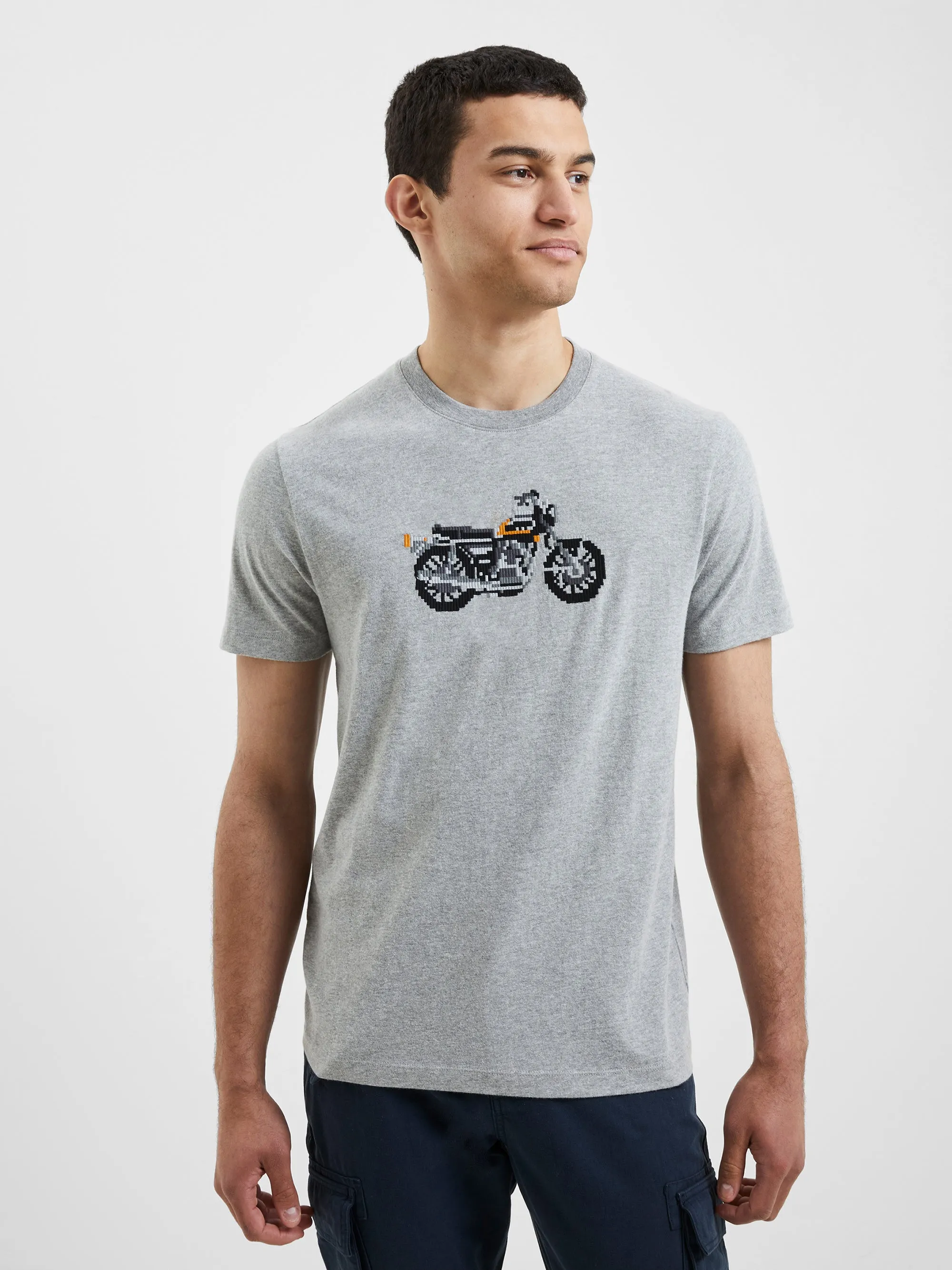 Motorbike Pixel T-Shirt sold by French Connection product image thumbnail 2