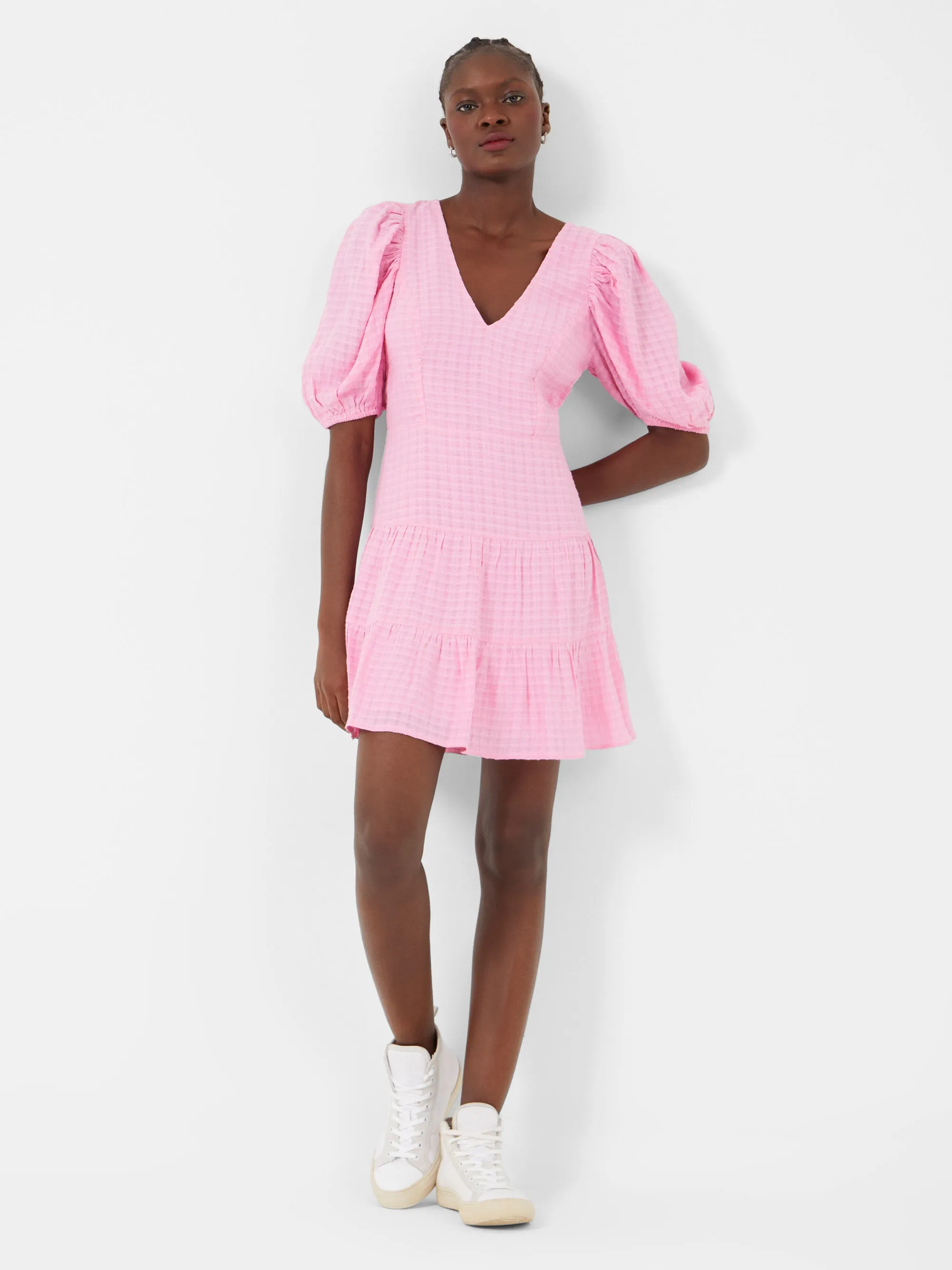 Birch Gingham Tiered Dress sold by French Connection product image thumbnail 2