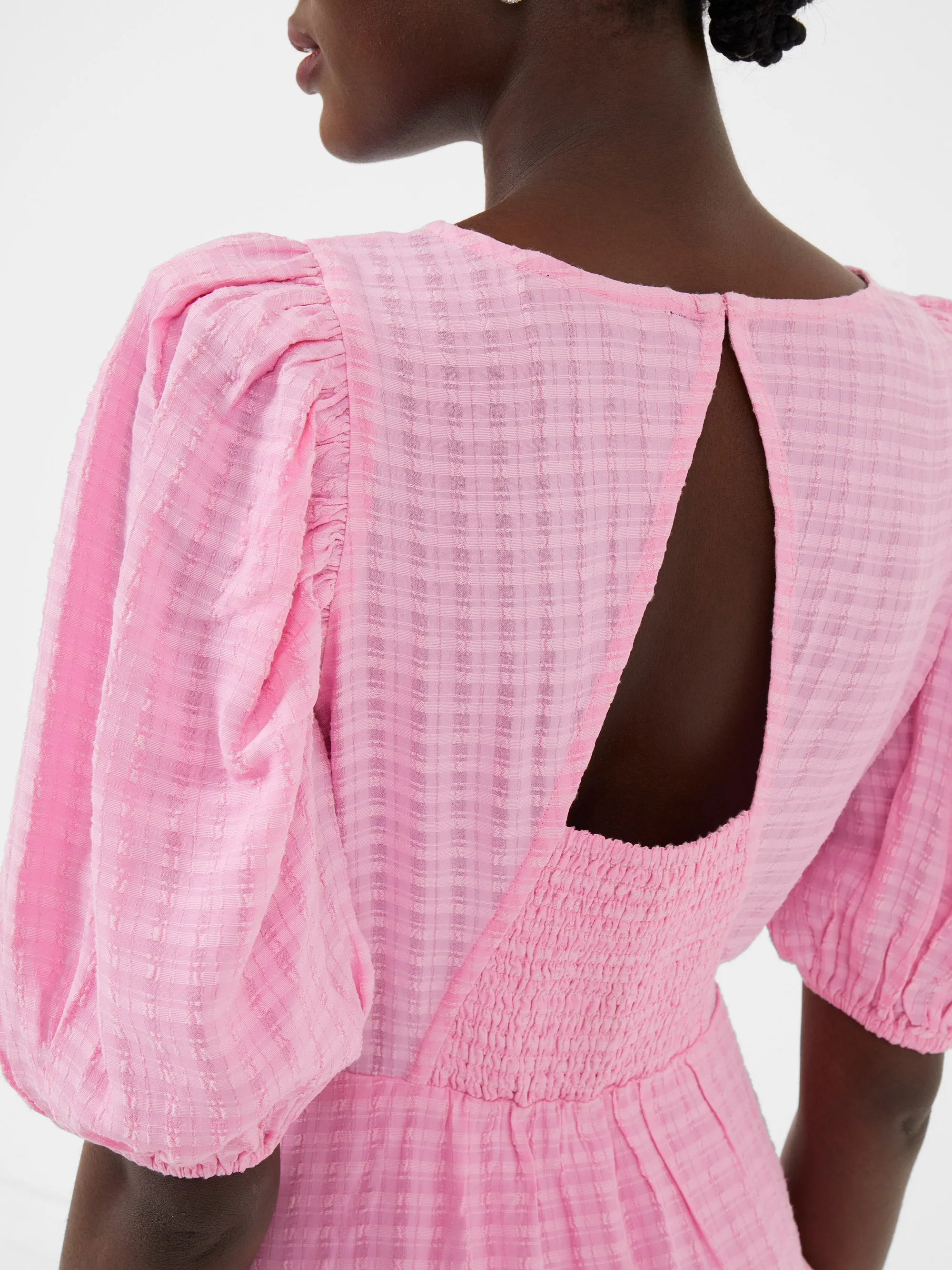 Birch Gingham Tiered Dress sold by French Connection product image thumbnail 4