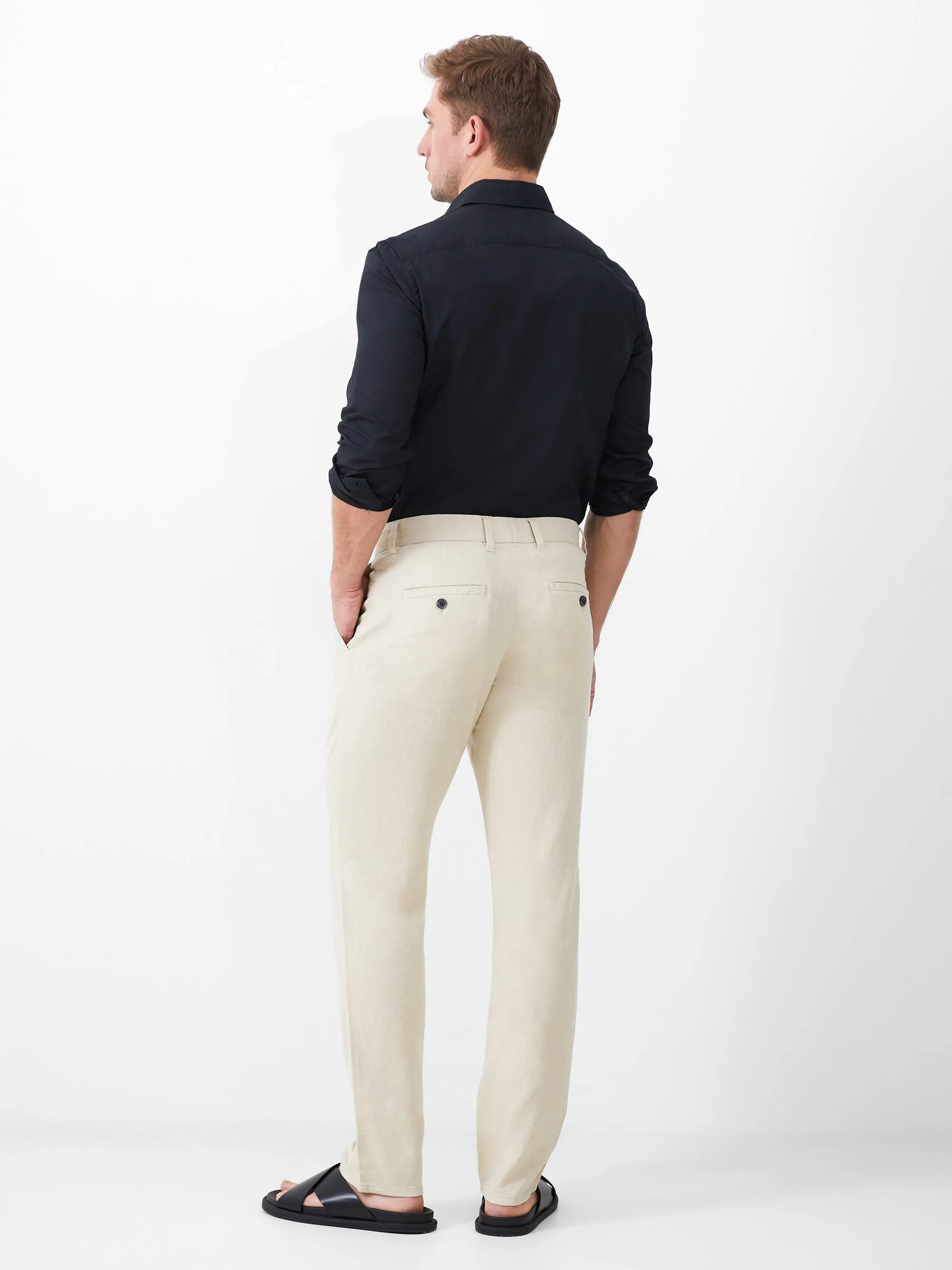 Linen Blend Trouser sold by French Connection product image thumbnail 4