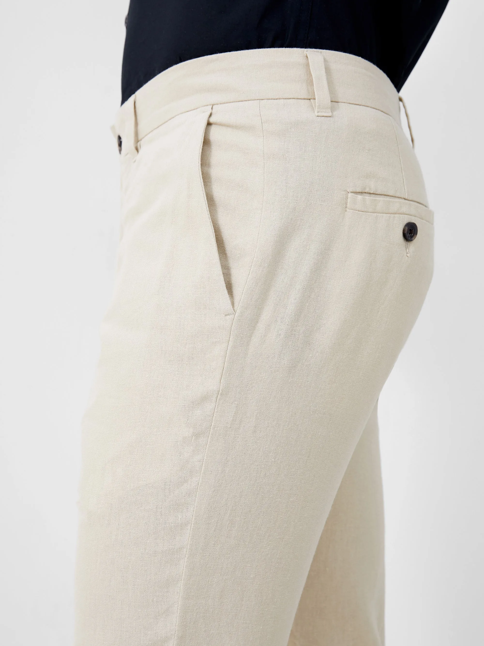 Linen Blend Trouser sold by French Connection product image thumbnail 3