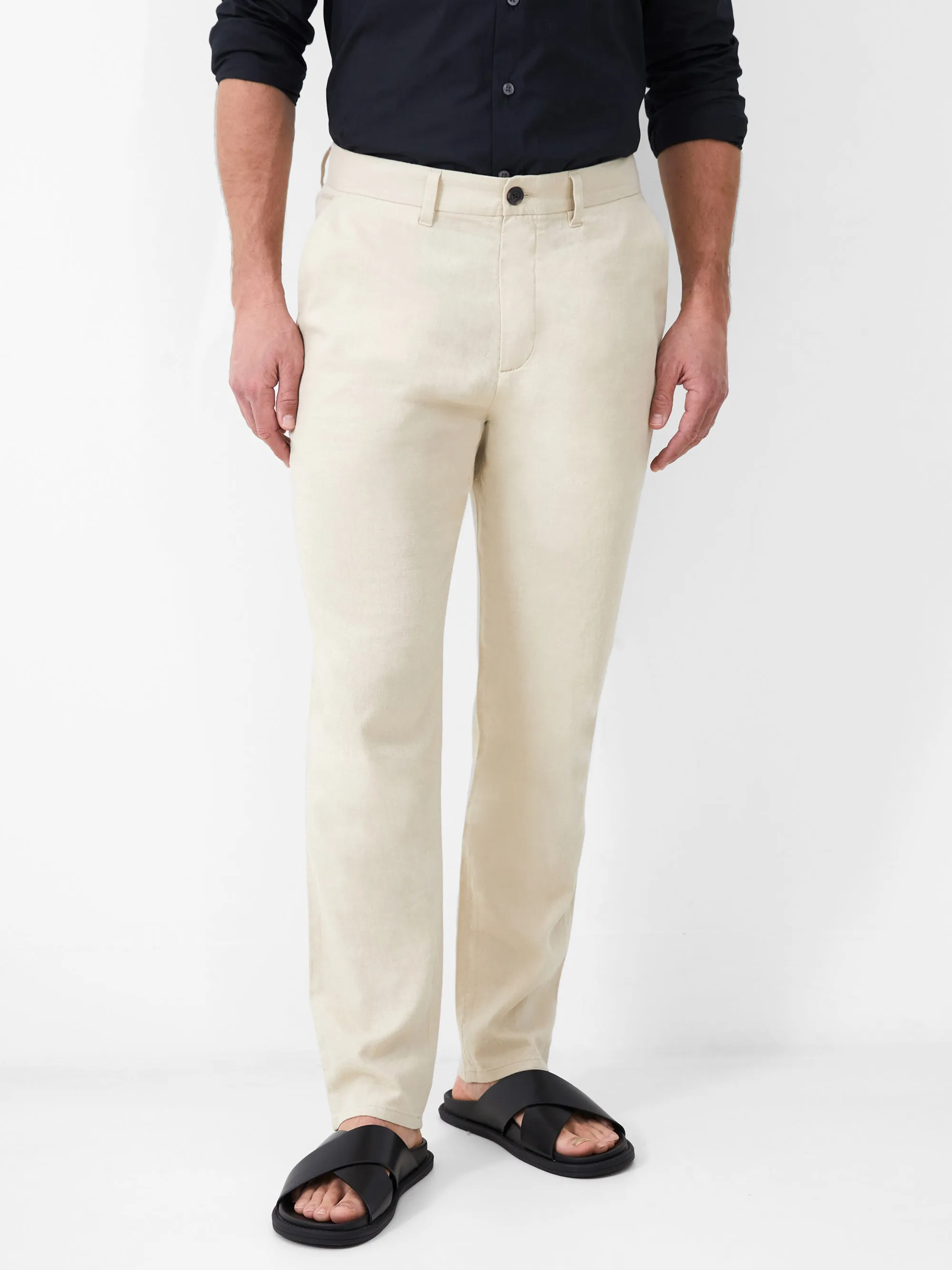 Linen Blend Trouser sold by French Connection product image thumbnail 2