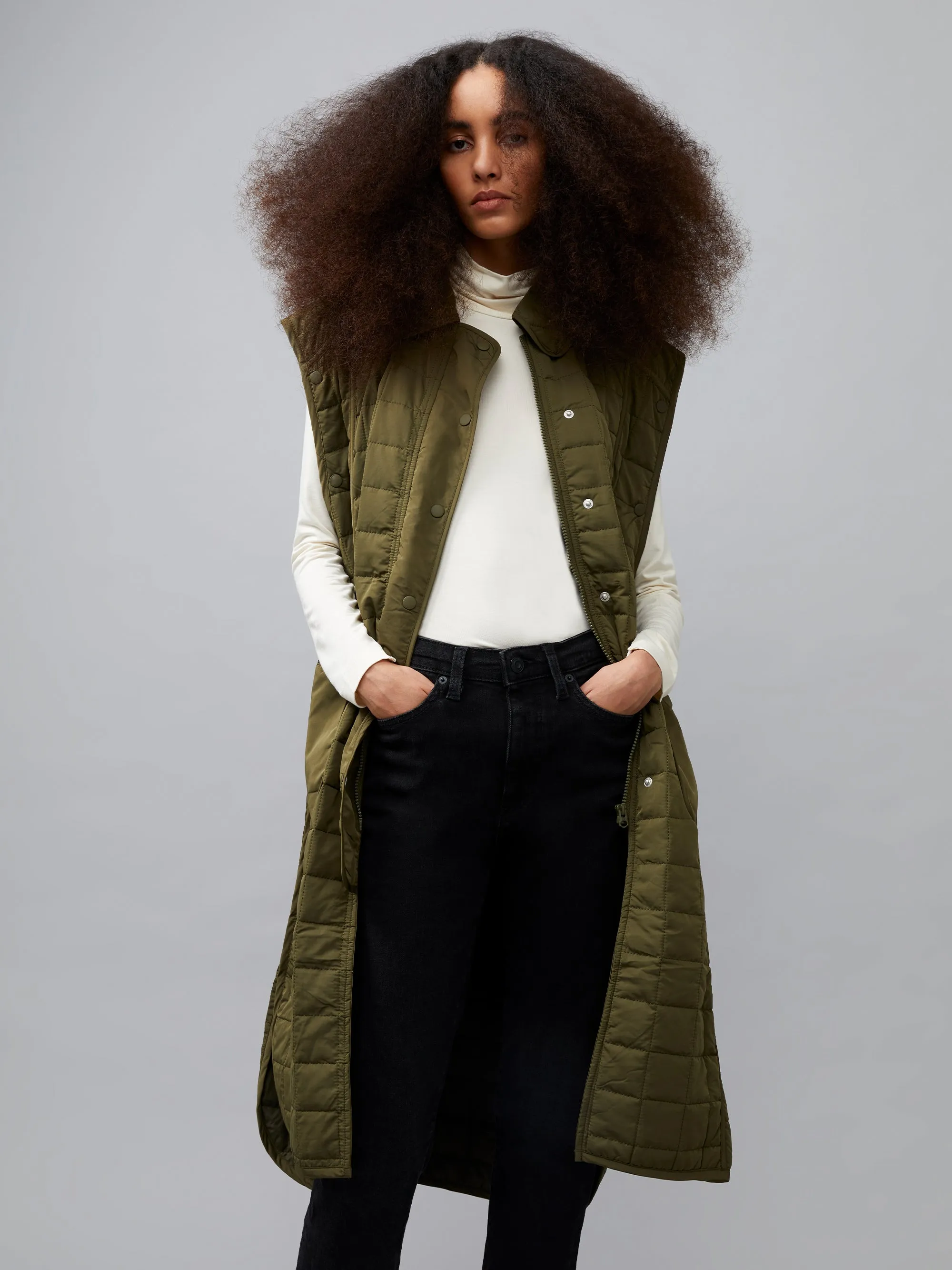 Aris Quilt Coat sold by French Connection product image thumbnail 2