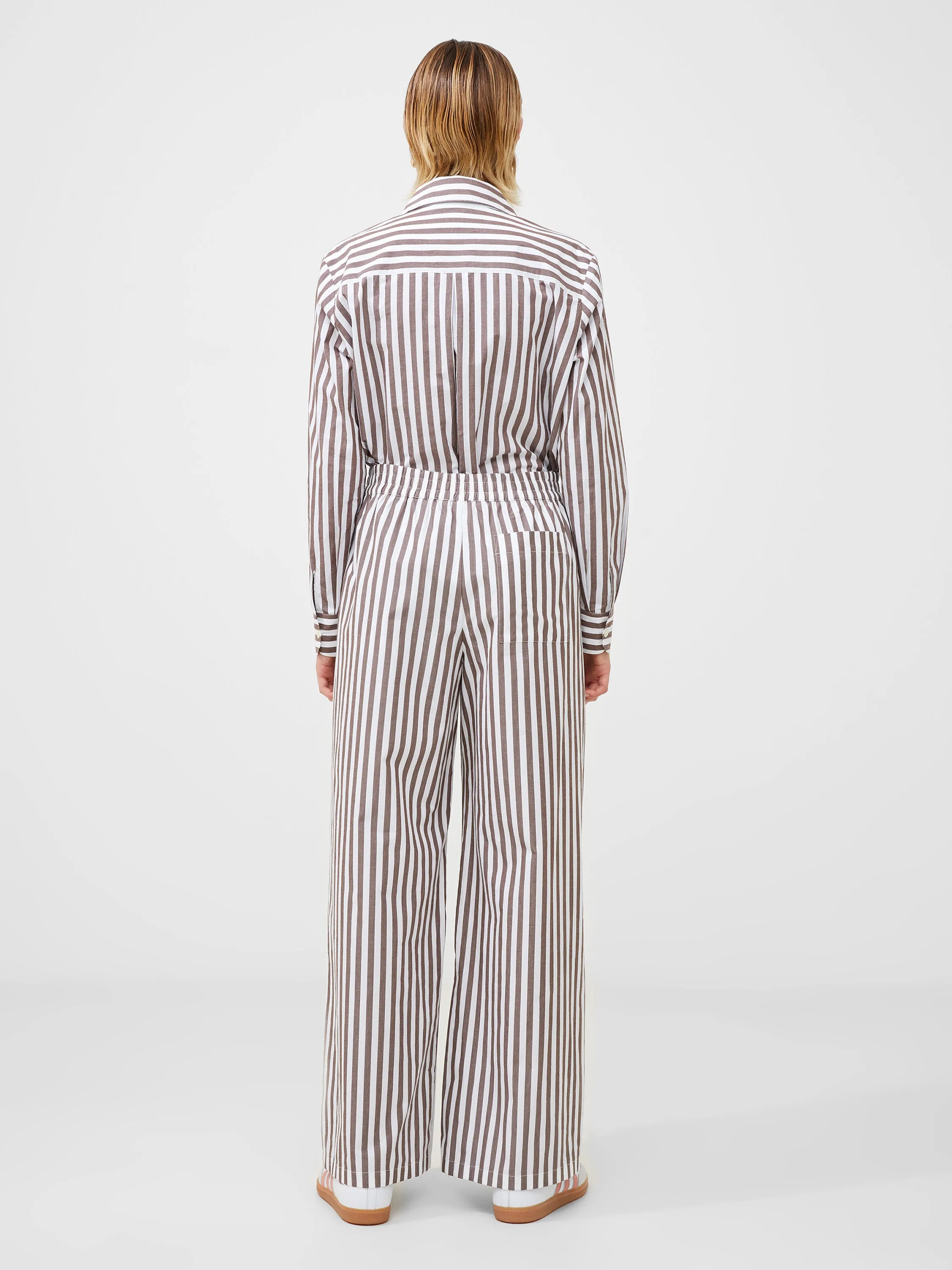 Stripe Poplin Trousers sold by French Connection product image thumbnail 4