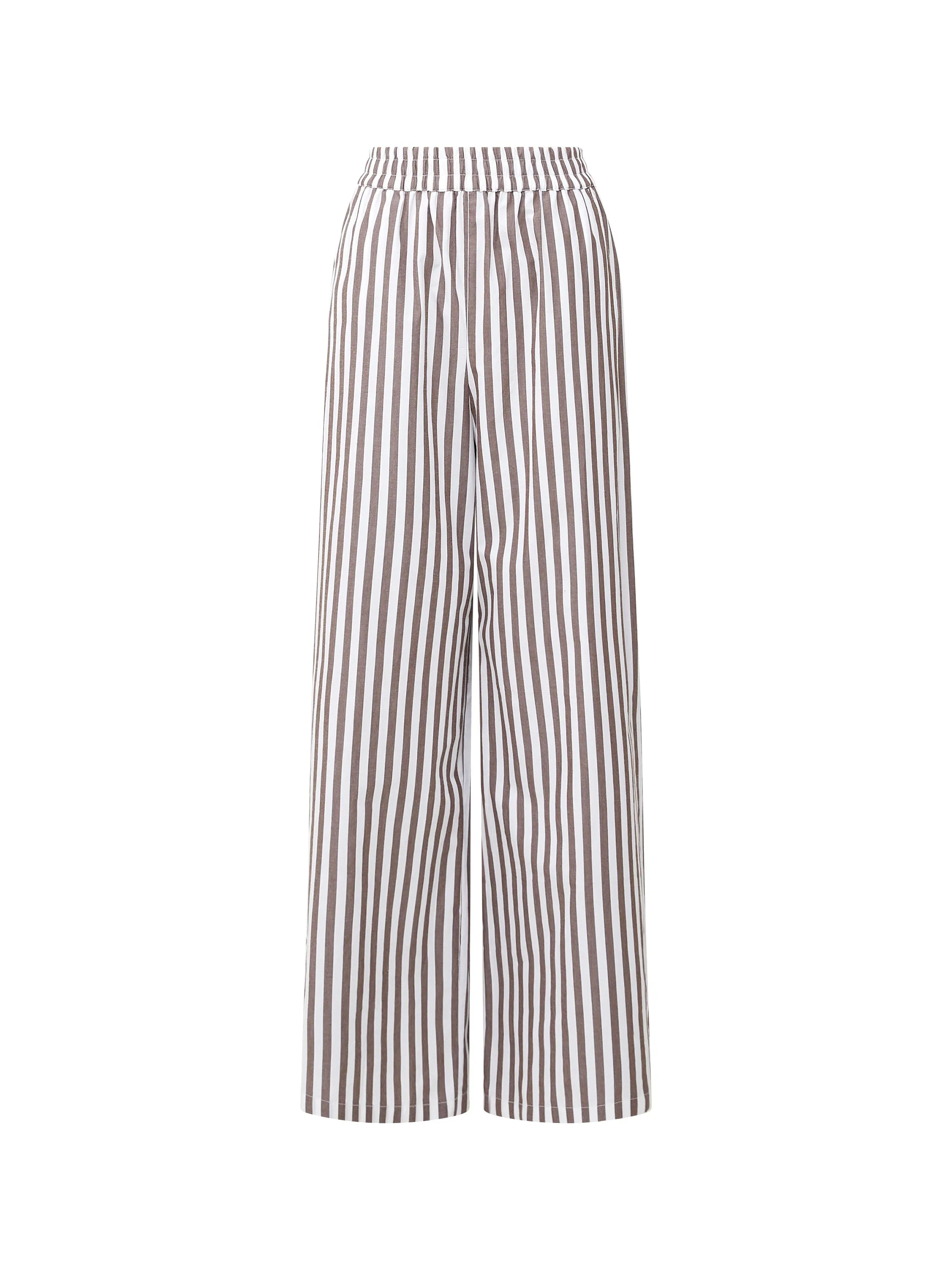 Stripe Poplin Trousers sold by French Connection product image thumbnail 5