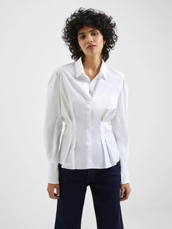 Rhodes Poplin Cinched Waist Shirt sold by French Connection