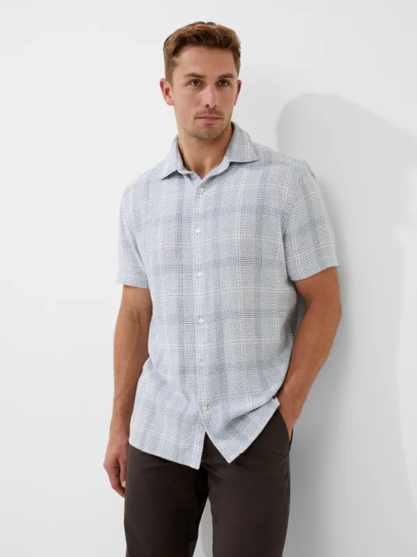 Barrow Dobby Shortsleeve Shirt sold by French Connection