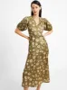 Bronwyn Aleeya Satin Midi Dress sold by French Connection