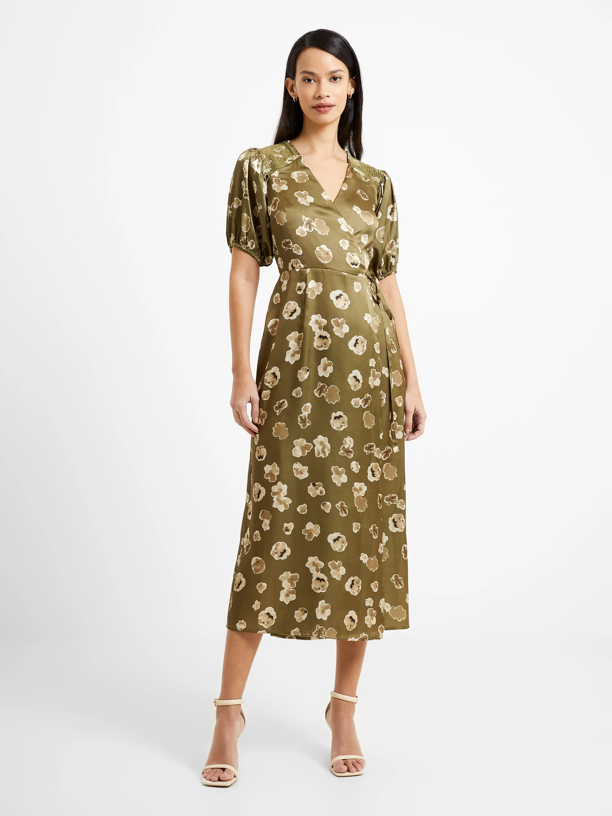 Bronwyn Aleeya Satin Midi Dress sold by French Connection product image thumbnail 2