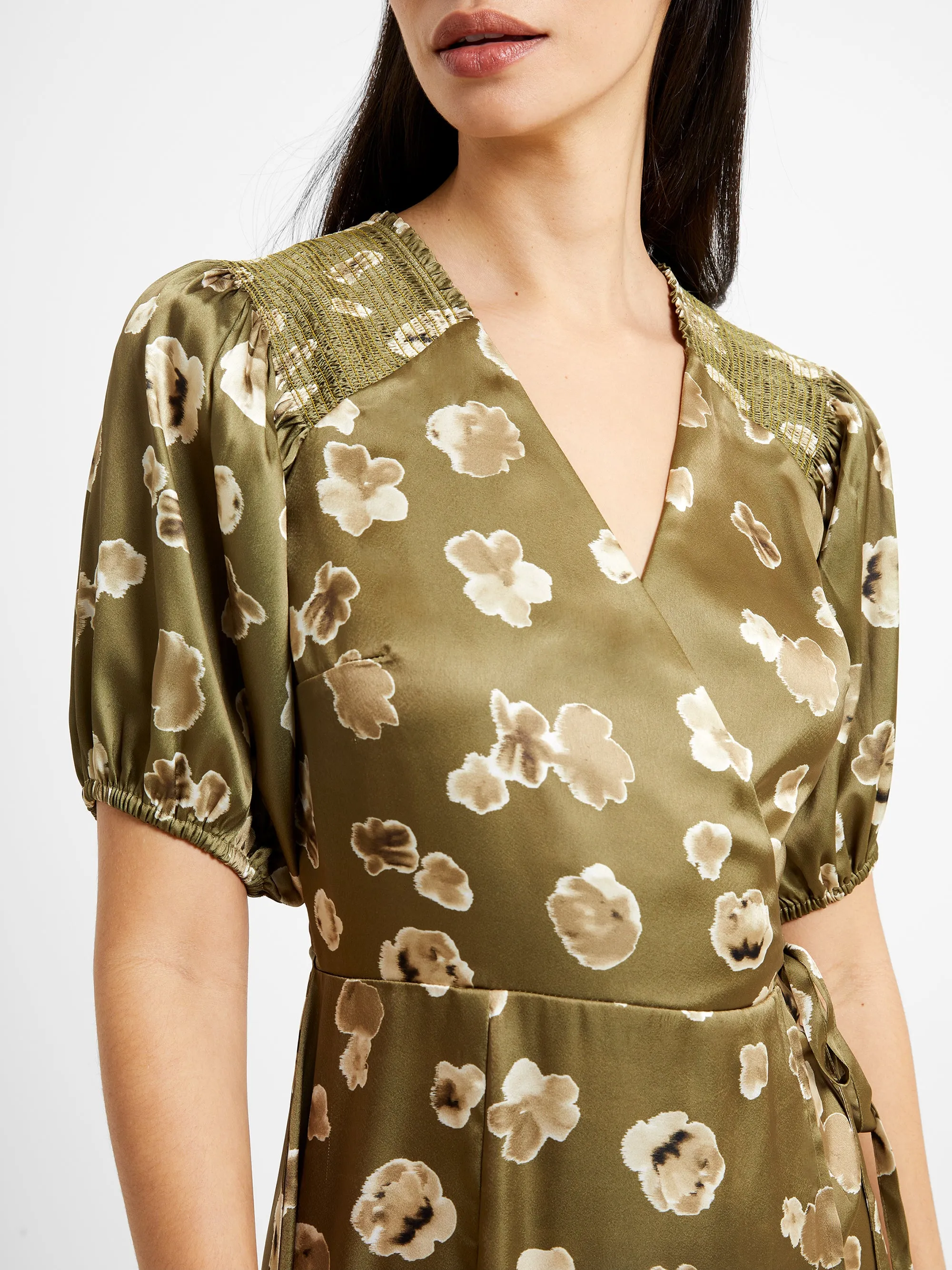 Bronwyn Aleeya Satin Midi Dress sold by French Connection product image thumbnail 5