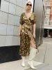 Bronwyn Aleeya Satin Midi Dress sold by French Connection