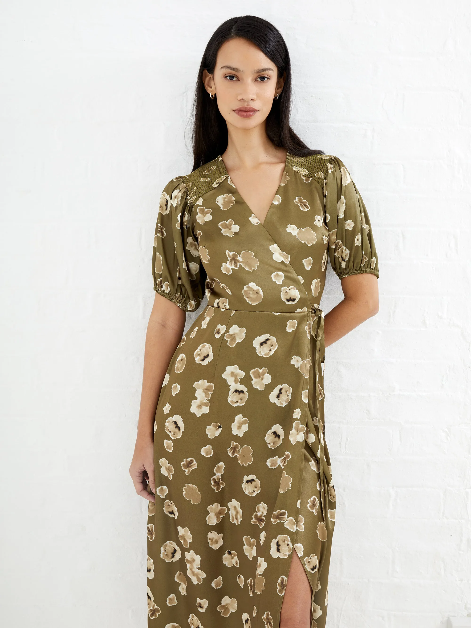 Bronwyn Aleeya Satin Midi Dress sold by French Connection product image thumbnail 4