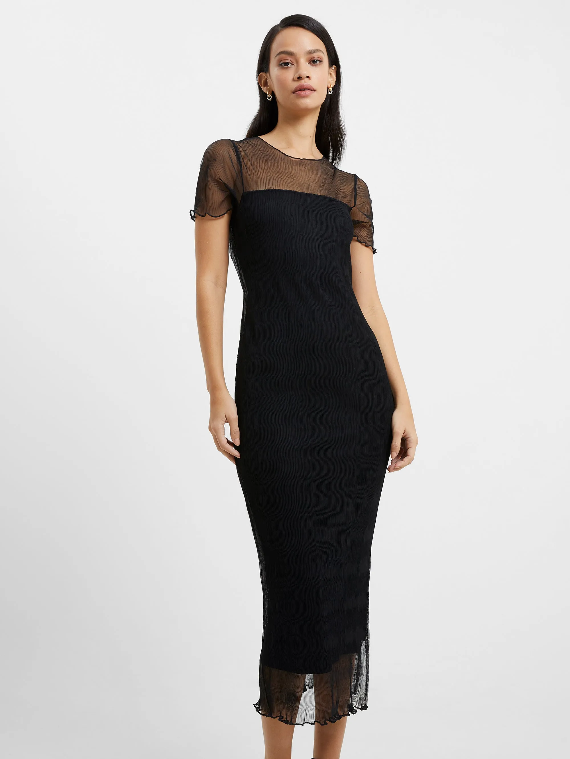 Saskia Ruched Short Sleeve Midi Dress sold by French Connection product image thumbnail 2