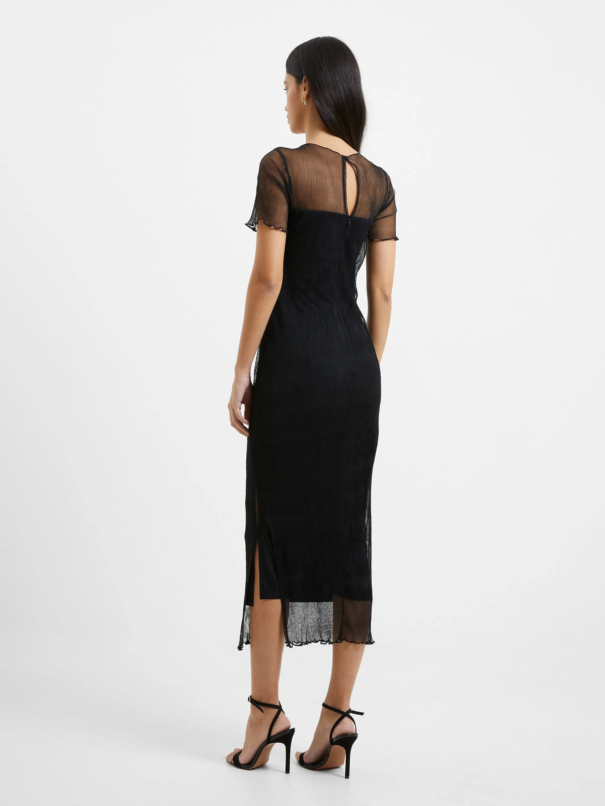 Saskia Ruched Short Sleeve Midi Dress sold by French Connection product image thumbnail 4